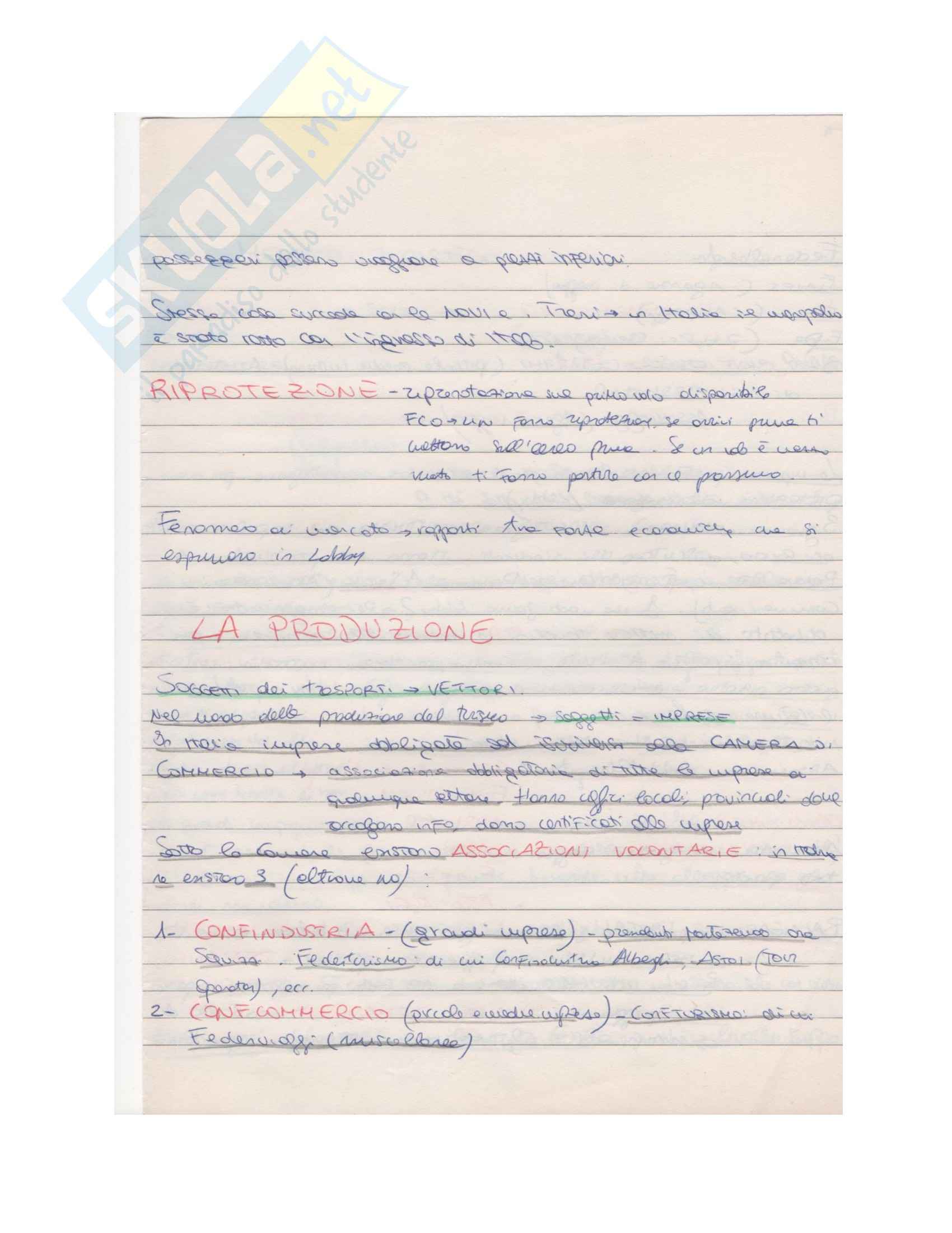 Economia delle imprese turistiche Pag. 11