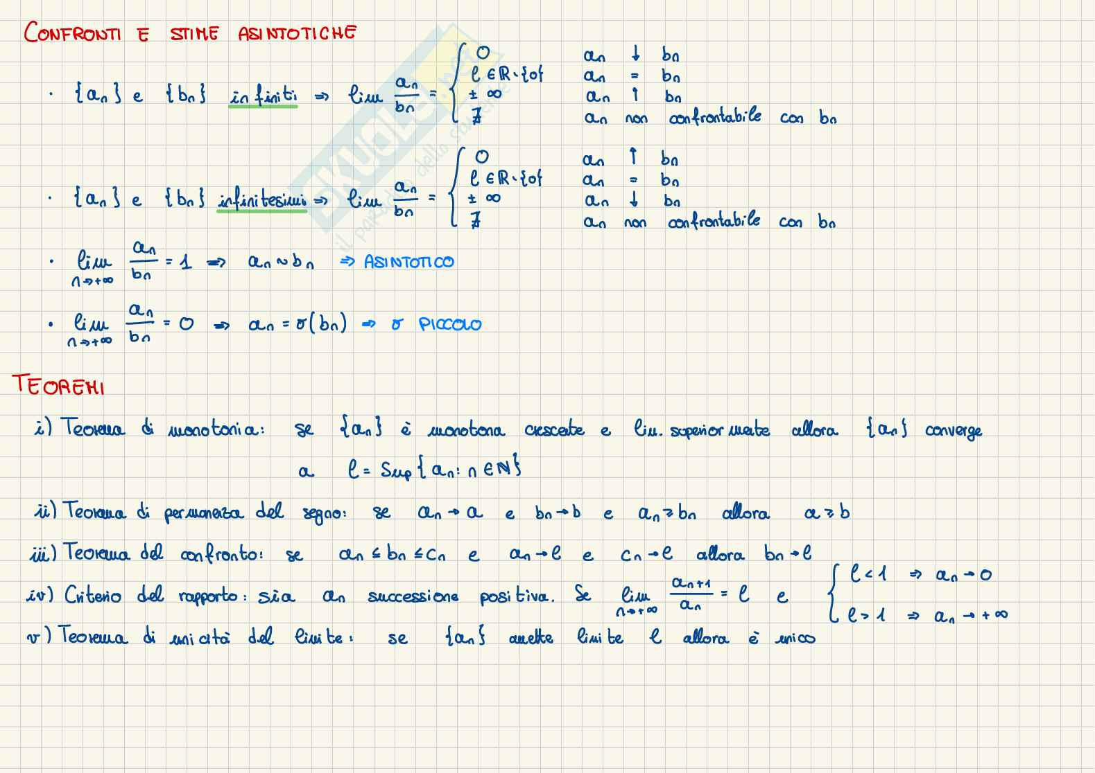 Appunti sintetici Analisi matematica I Pag. 11
