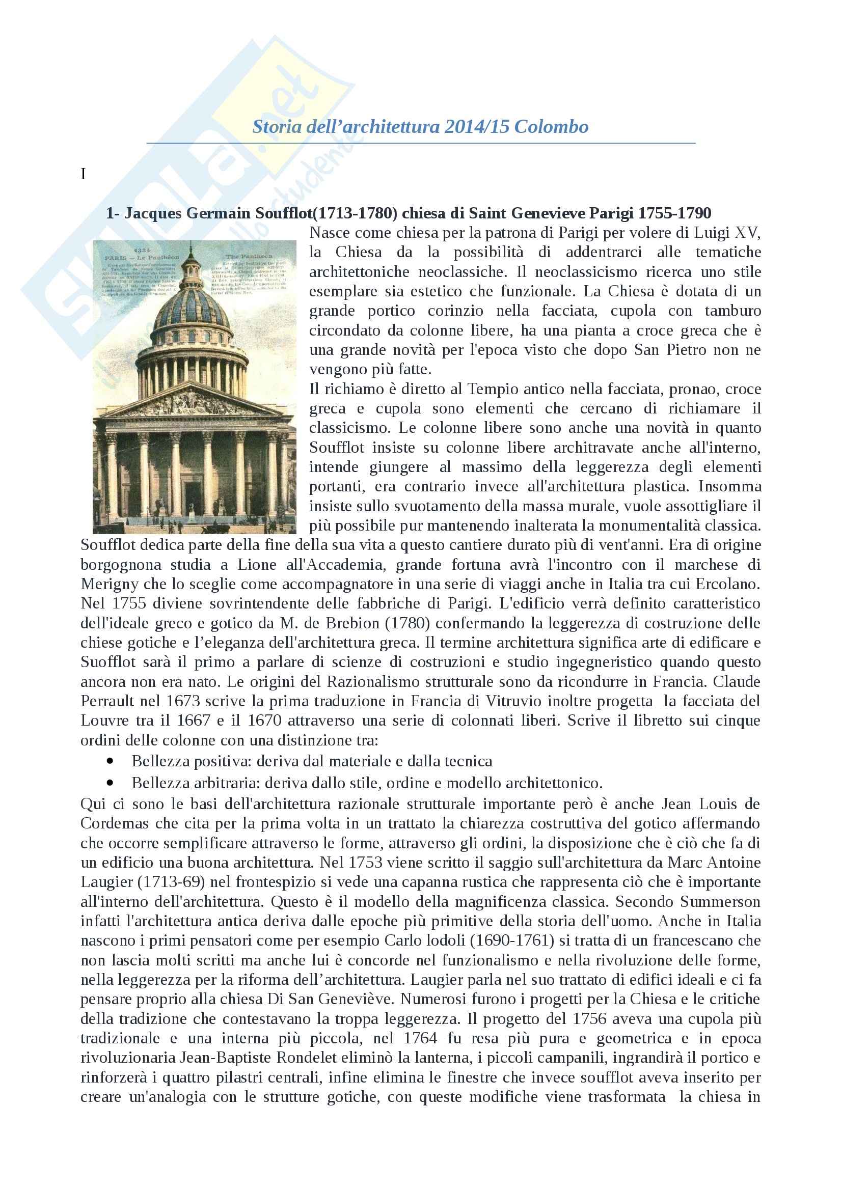 Lezioni di Storia dell'architettura 2014 Pag. 1