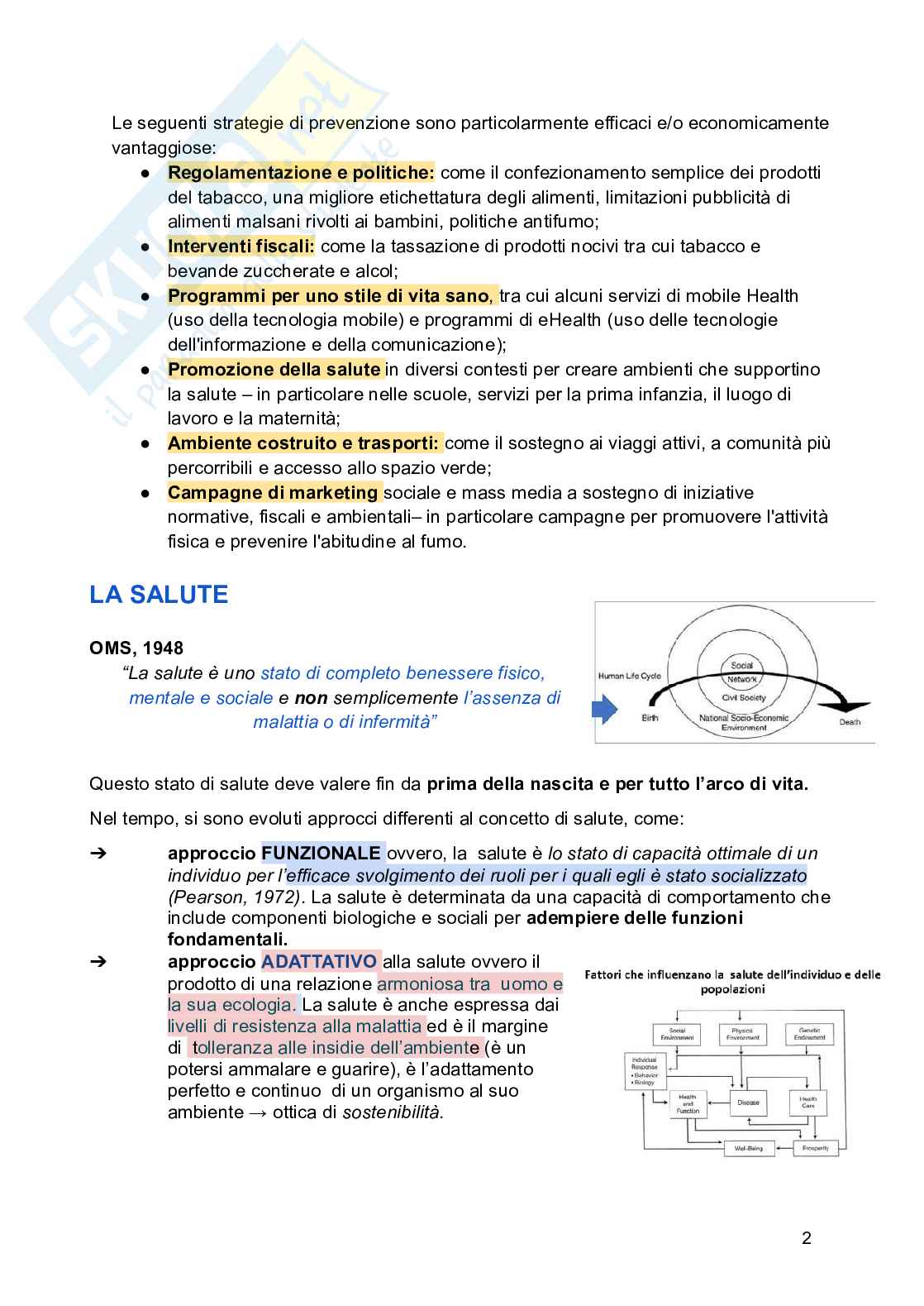 TLS (Tecnologia e Legislazione sanitaria) Pag. 2