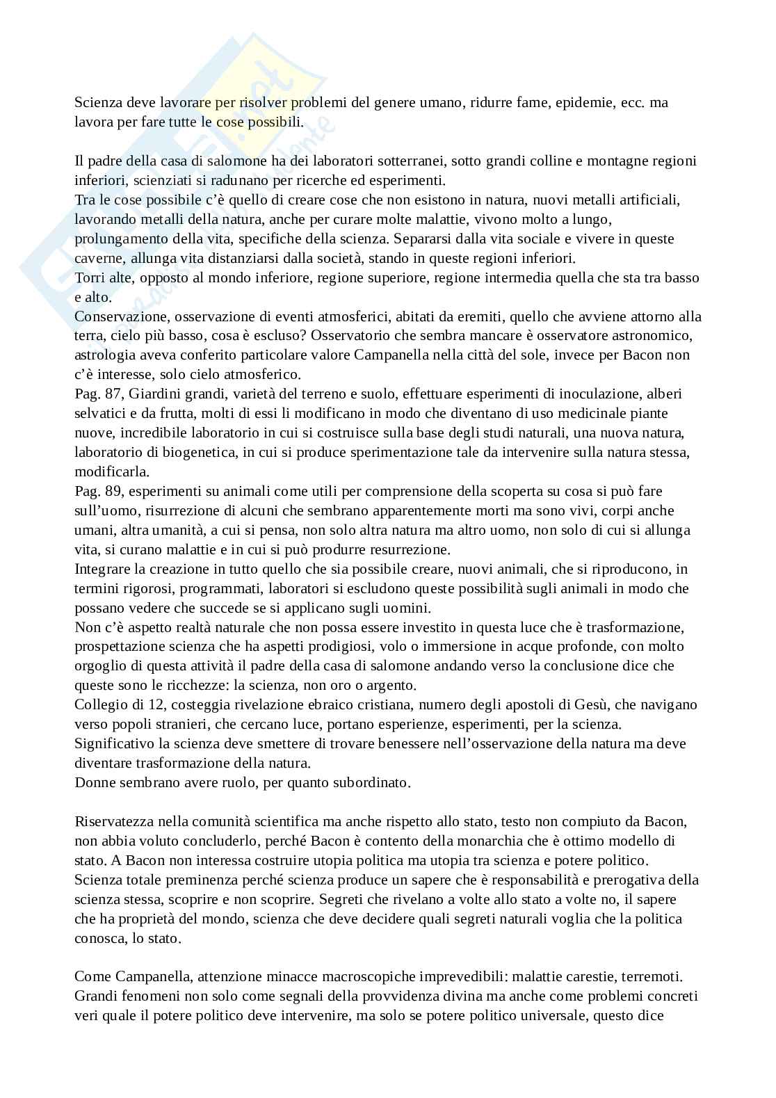 Storia della Filosofia 2 appunti Pag. 46