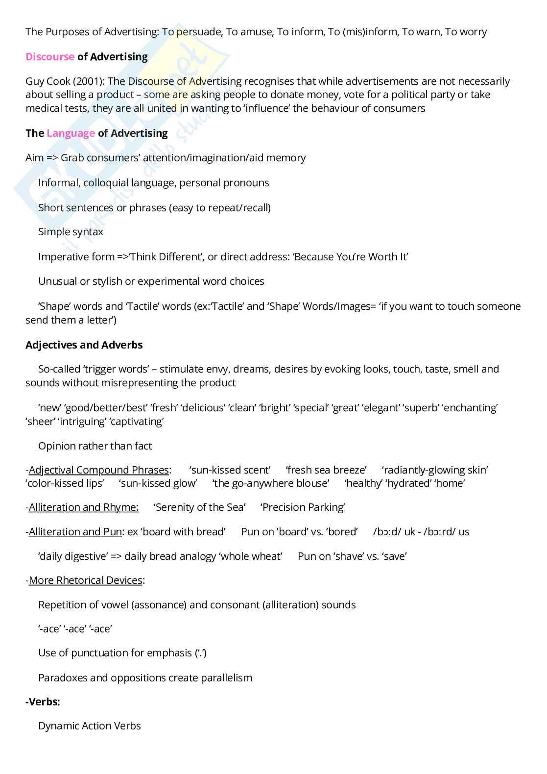 Riassunto esame Inglese per la comunicazione, Prof. Mc Namara Coyne Rachel, libro consigliato Media Studies: texts, production, context (3rd ed.), Long, Johnson, MacDonalds, Bader, Wall, Baker, McStay  Pag. 26