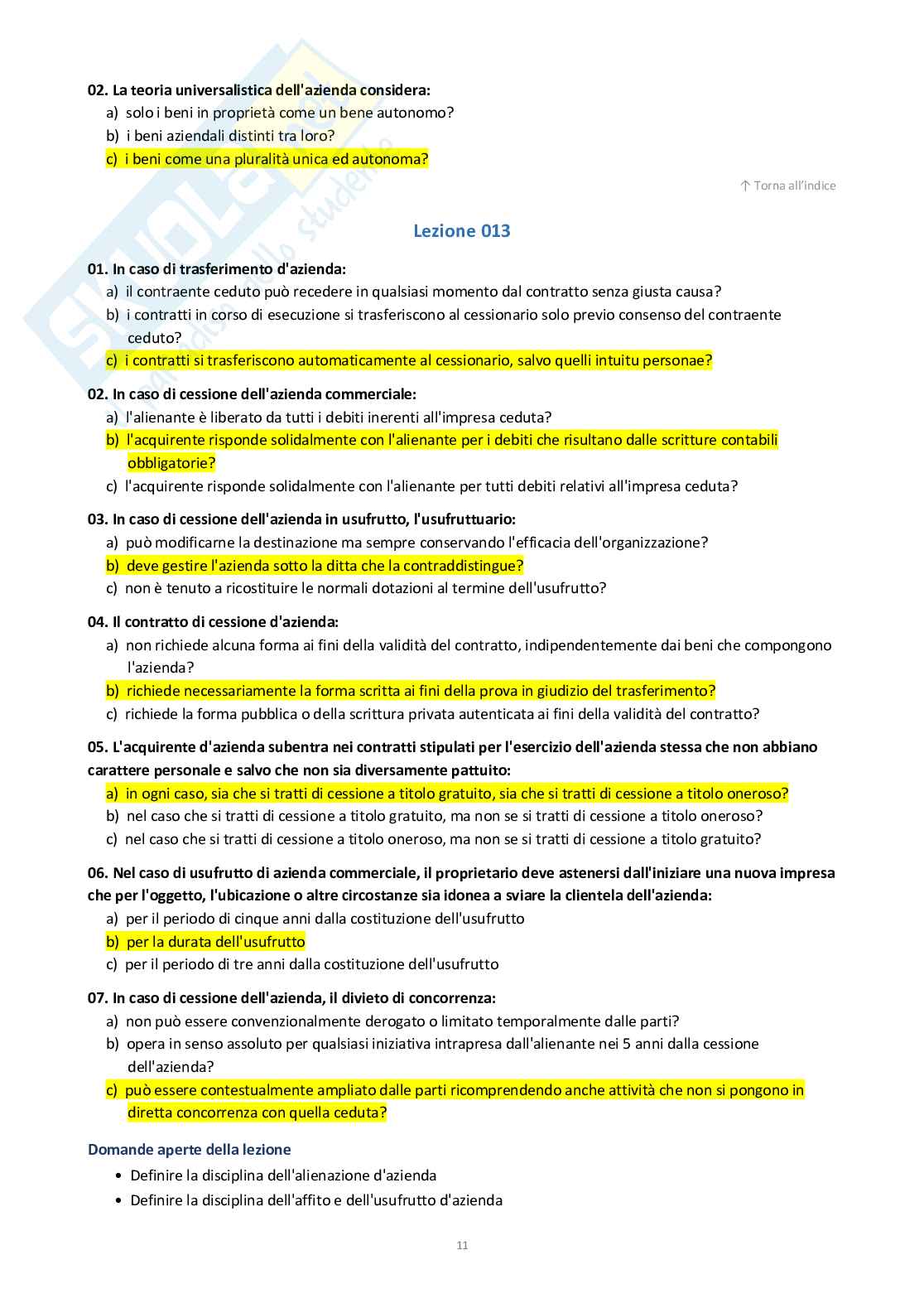 Diritto commerciale Pag. 11