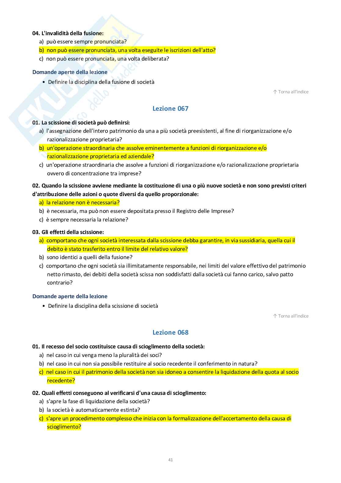 Diritto commerciale Pag. 41