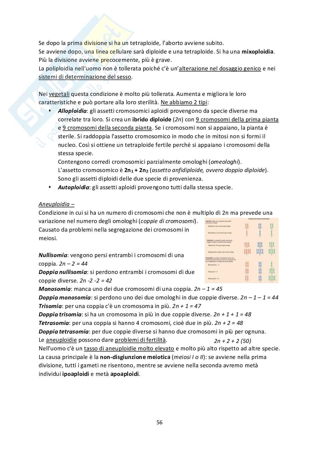 Appunti Genetica Pag. 56
