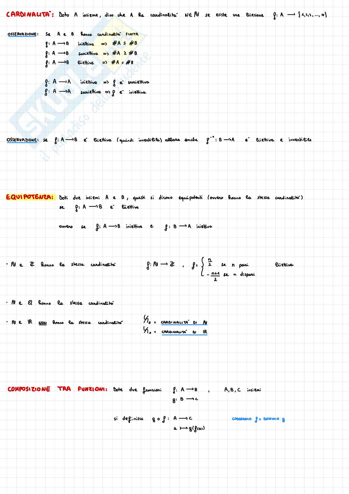 Schemi riassuntivi di Analisi matematica 1 Pag. 11