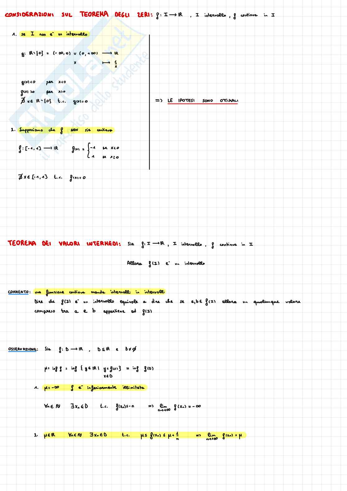 Schemi riassuntivi di Analisi matematica 1 Pag. 36