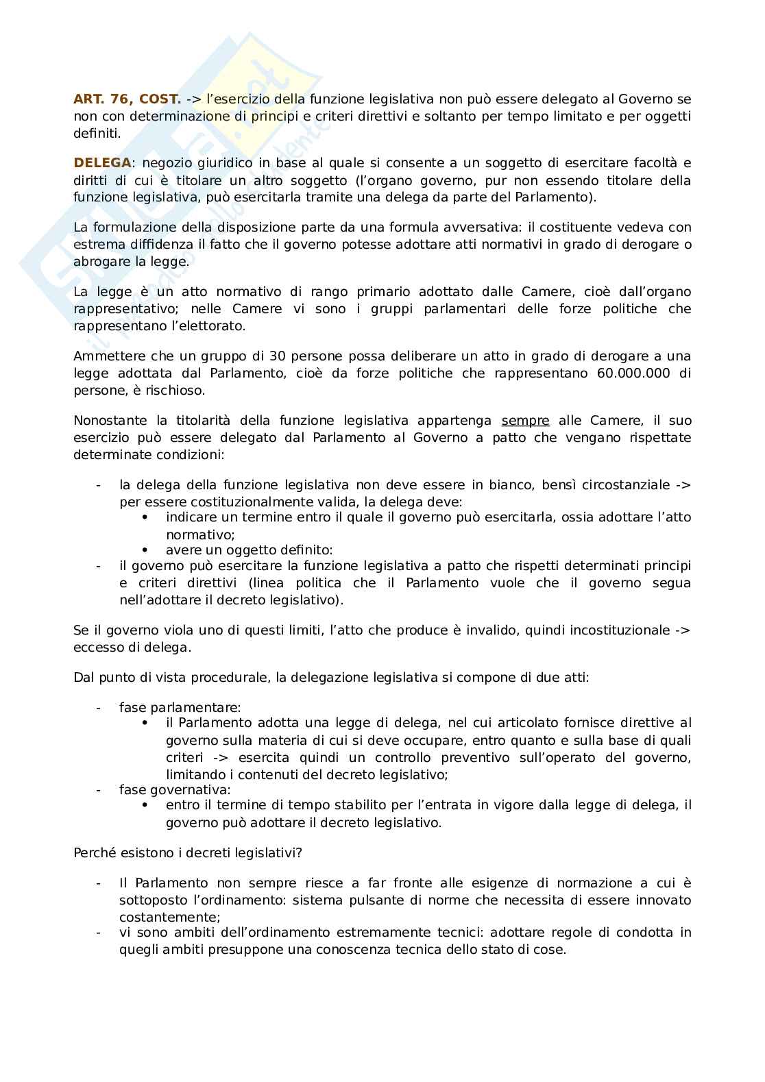 Riassunto esame Diritto pubblico, Prof. Ceccherini Eleonora, libro consigliato Lineamenti di diritto pubblico per i servizi sociali e sanitari, Bini, Donati, Pitruzzella Pag. 16