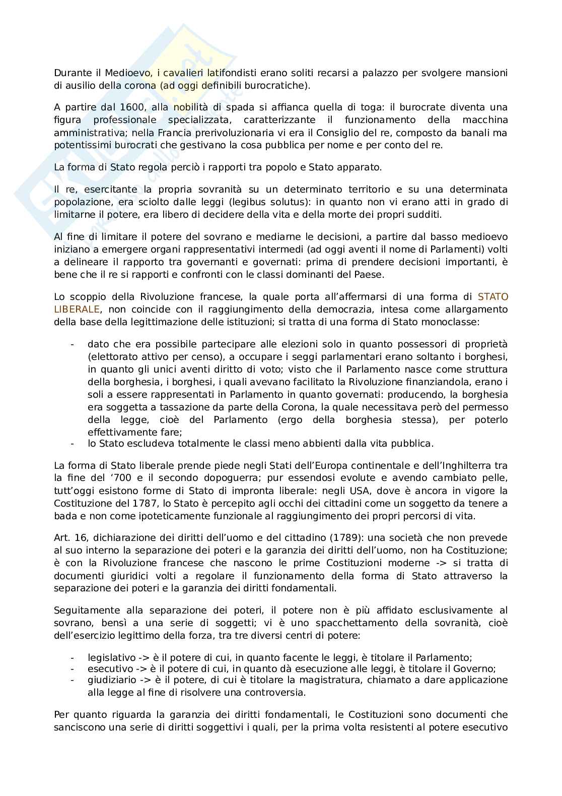 Riassunto esame Diritto pubblico, Prof. Ceccherini Eleonora, libro consigliato Lineamenti di diritto pubblico per i servizi sociali e sanitari, Bini, Donati, Pitruzzella Pag. 2