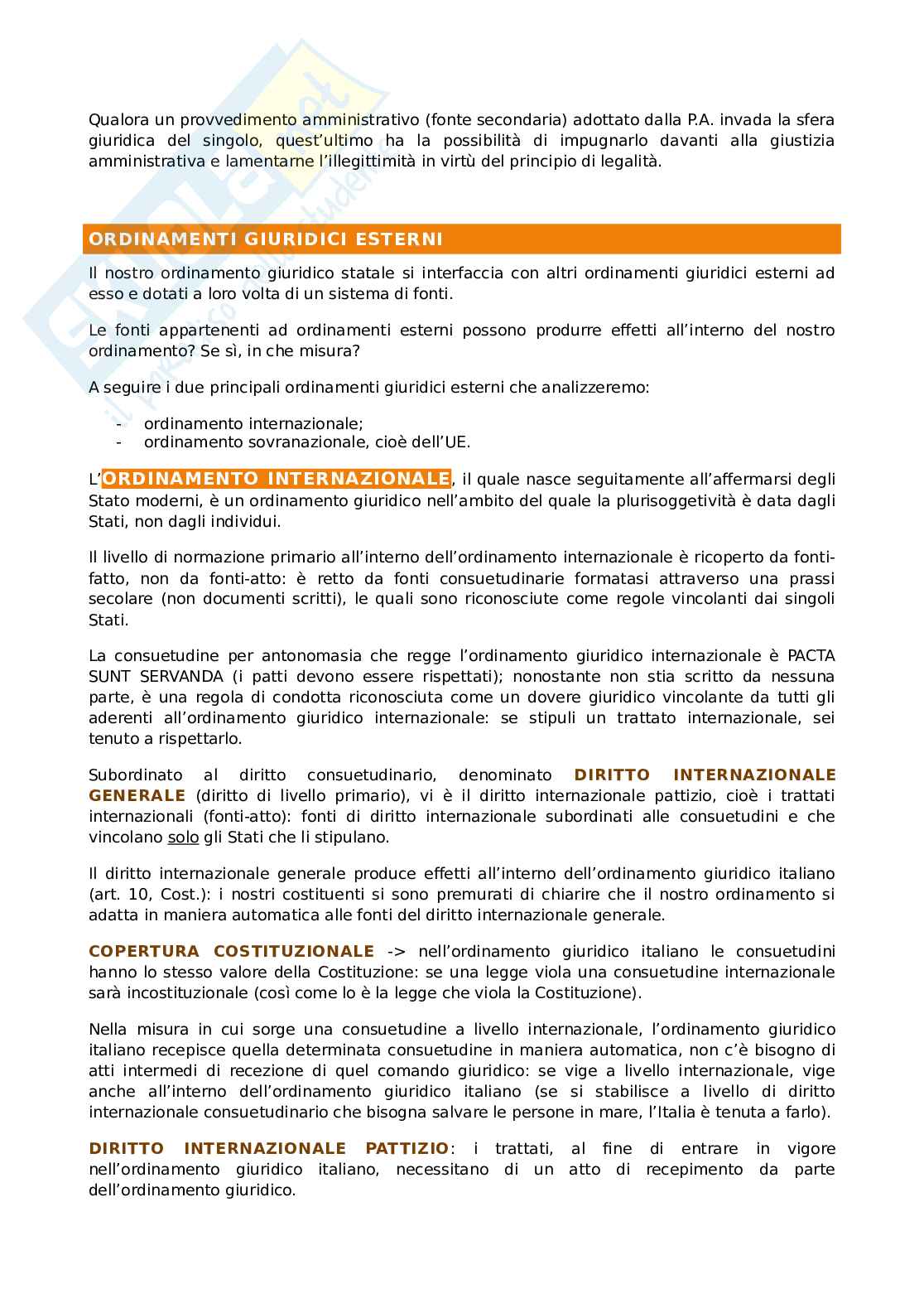 Riassunto esame Diritto pubblico, Prof. Ceccherini Eleonora, libro consigliato Lineamenti di diritto pubblico per i servizi sociali e sanitari, Bini, Donati, Pitruzzella Pag. 21