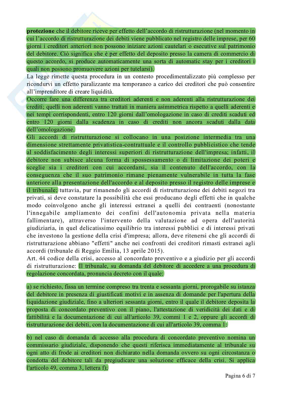 Diritto delle istituzioni finanziarie e crisi d’impresa Pag. 21