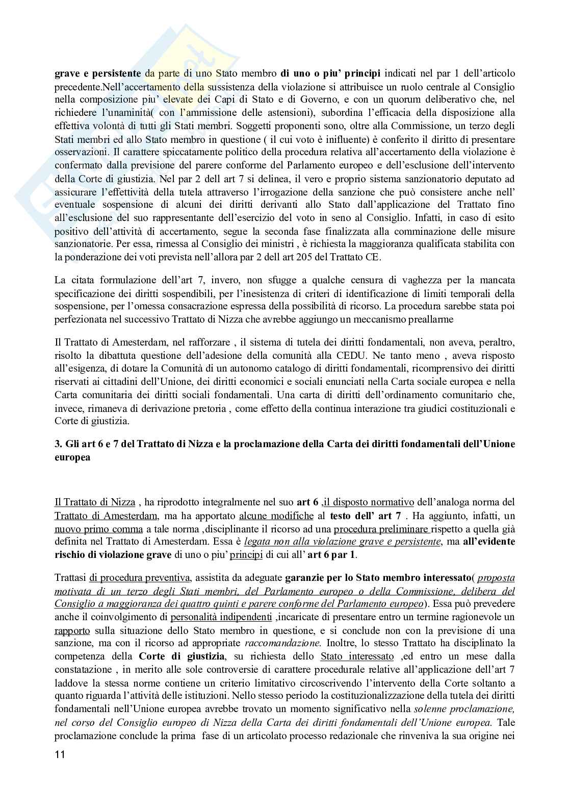 Diritto dell’Unione Europea  Pag. 11