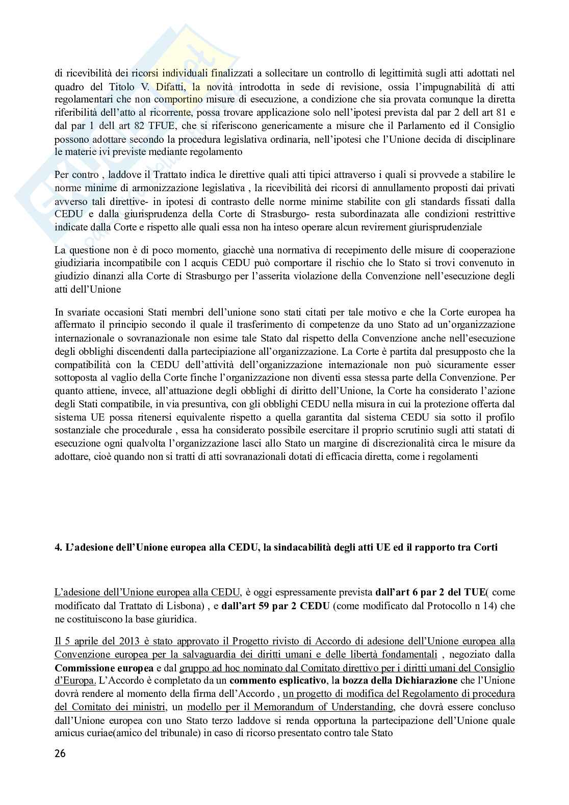 Diritto dell’Unione Europea  Pag. 26