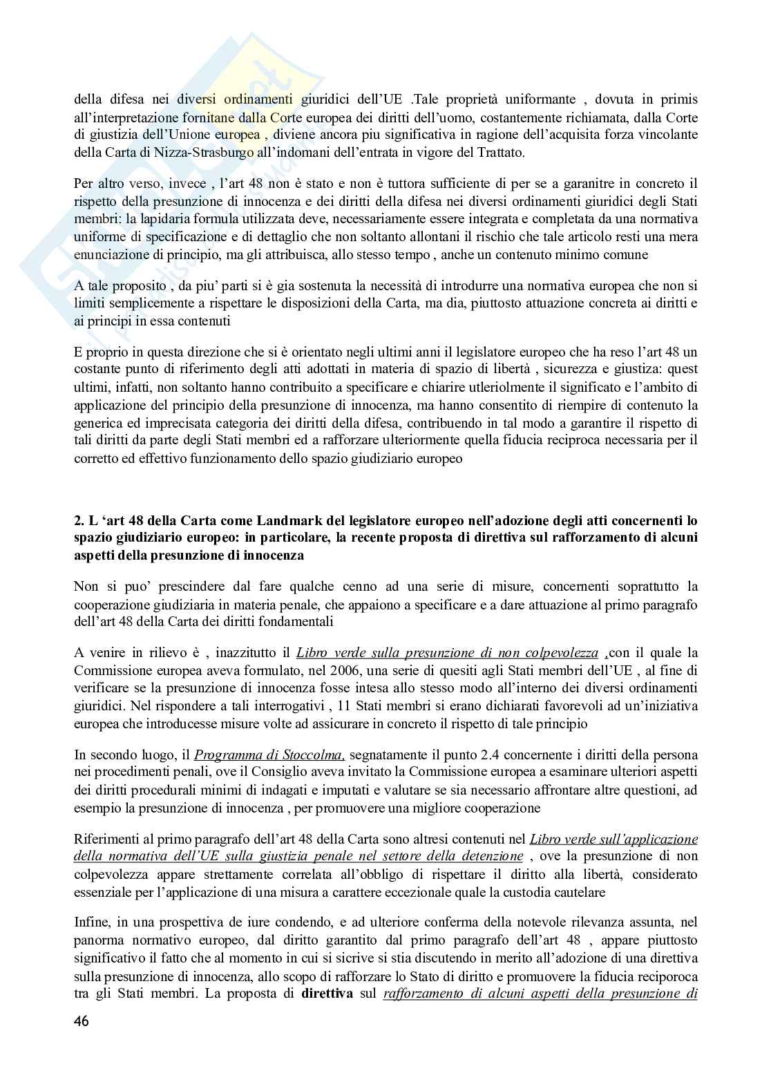 Diritto dell’Unione Europea  Pag. 46