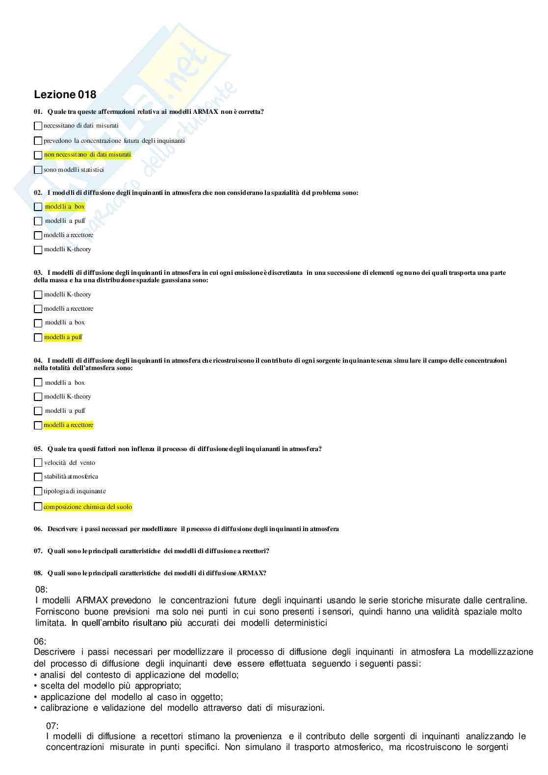 Paniere Analisi di controllo ambientale  Pag. 26