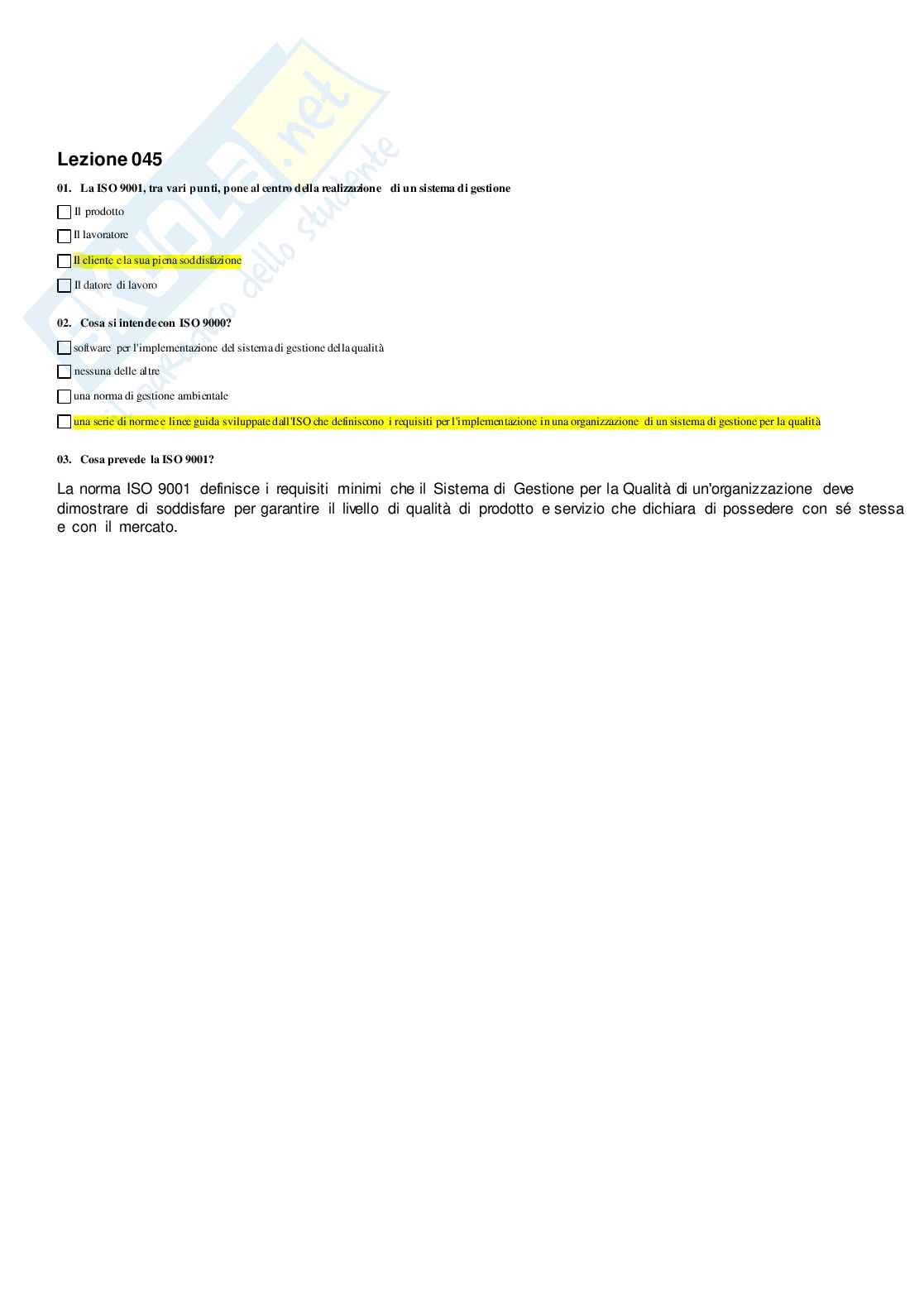 Paniere Analisi di controllo ambientale  Pag. 51