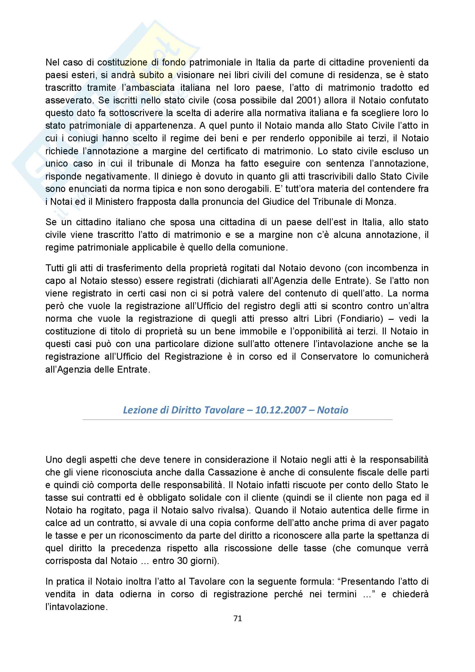 Diritto tavolare - Appunti Pag. 71