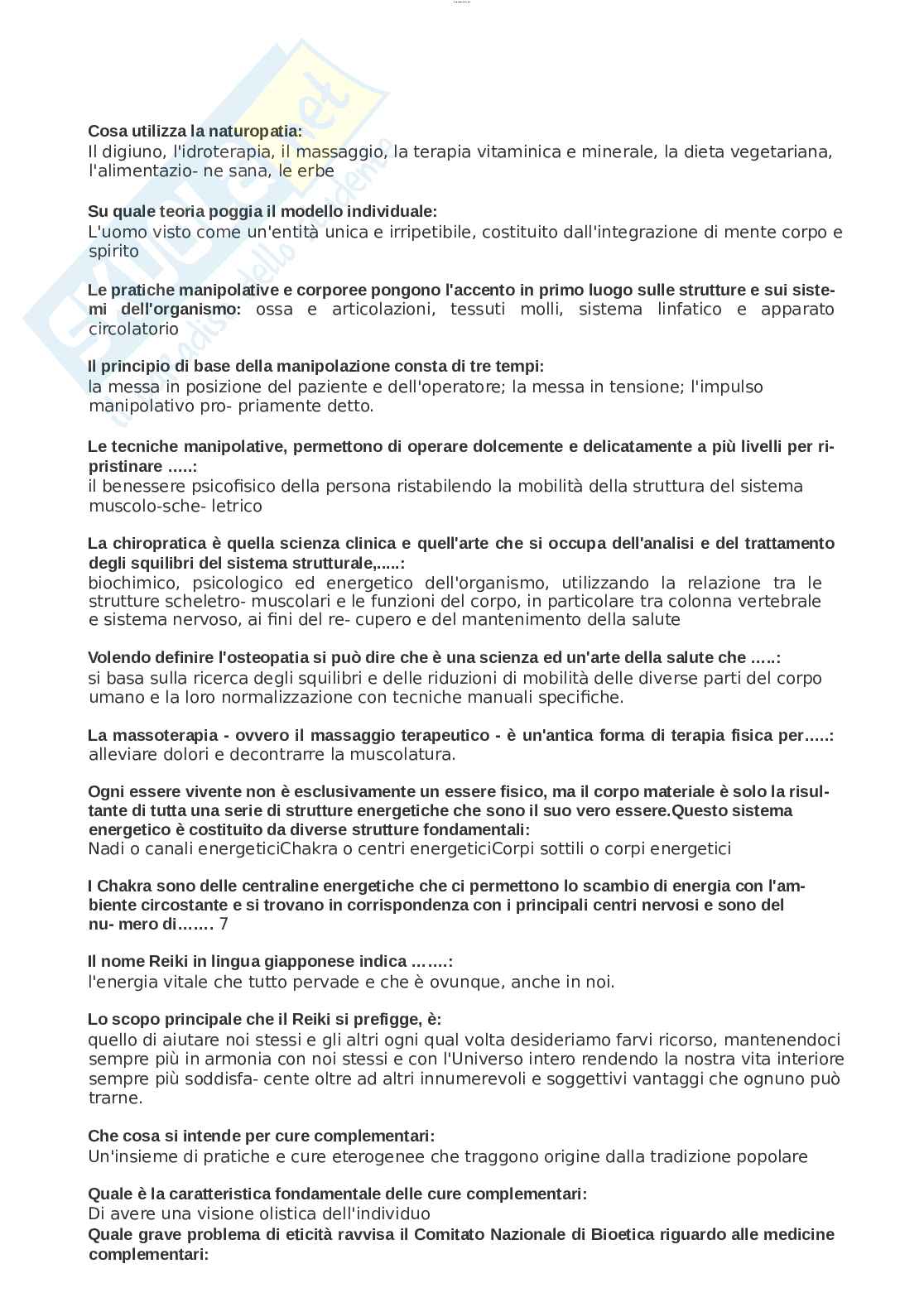 Paniere esame Anatomia umana Pag. 36