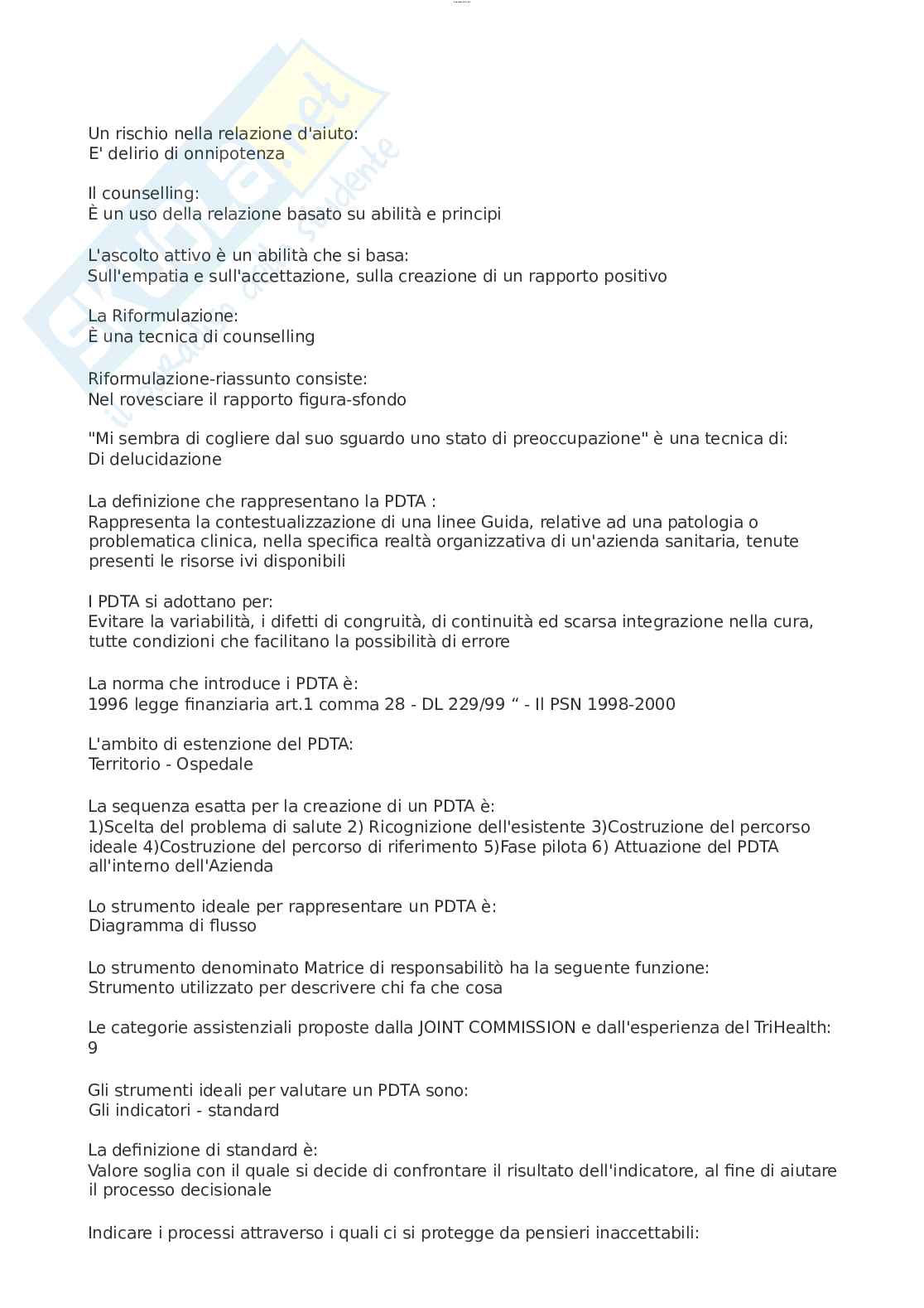 Paniere esame Anatomia umana Pag. 6