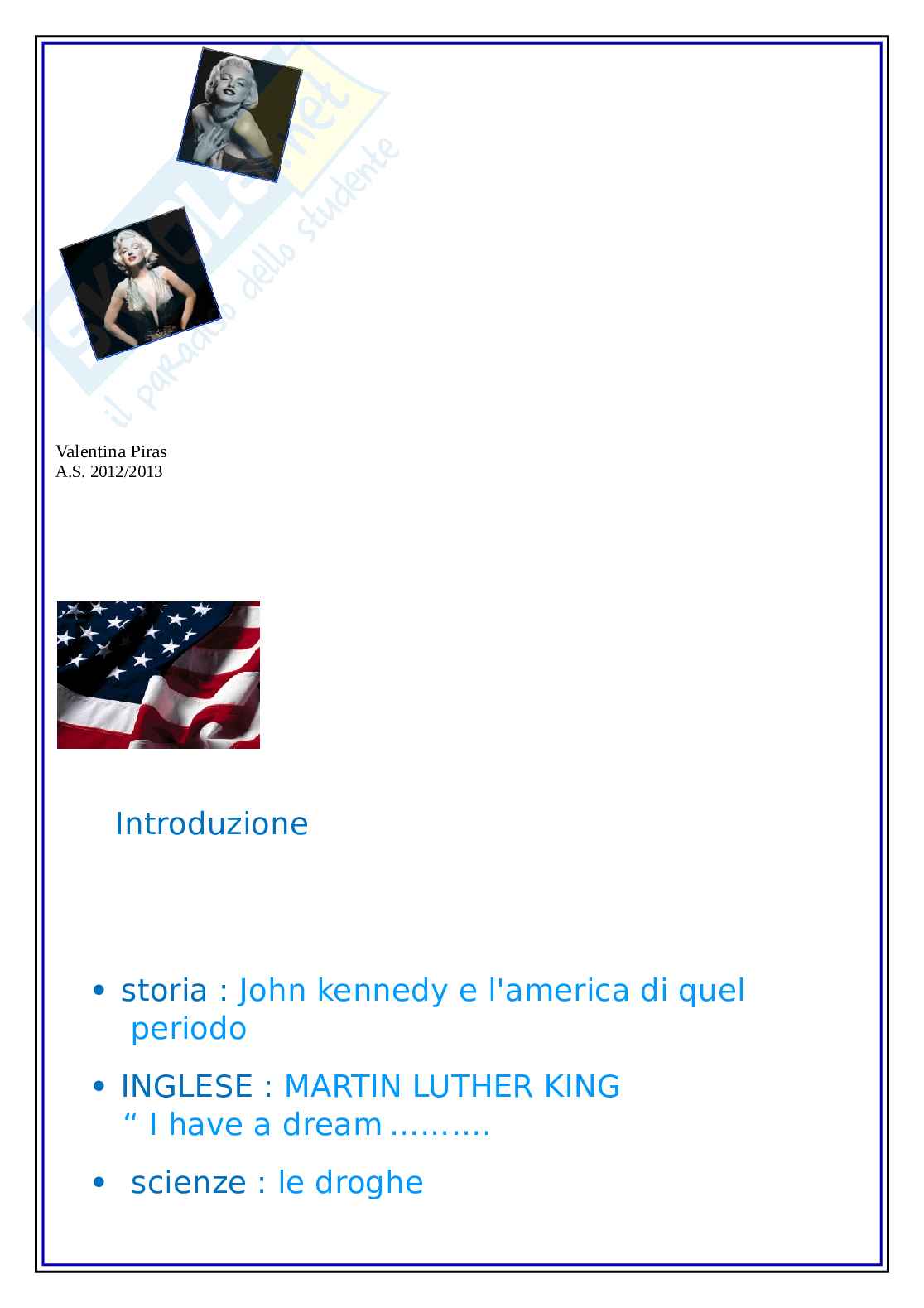 Tesina terza media sull'America Pag. 2
