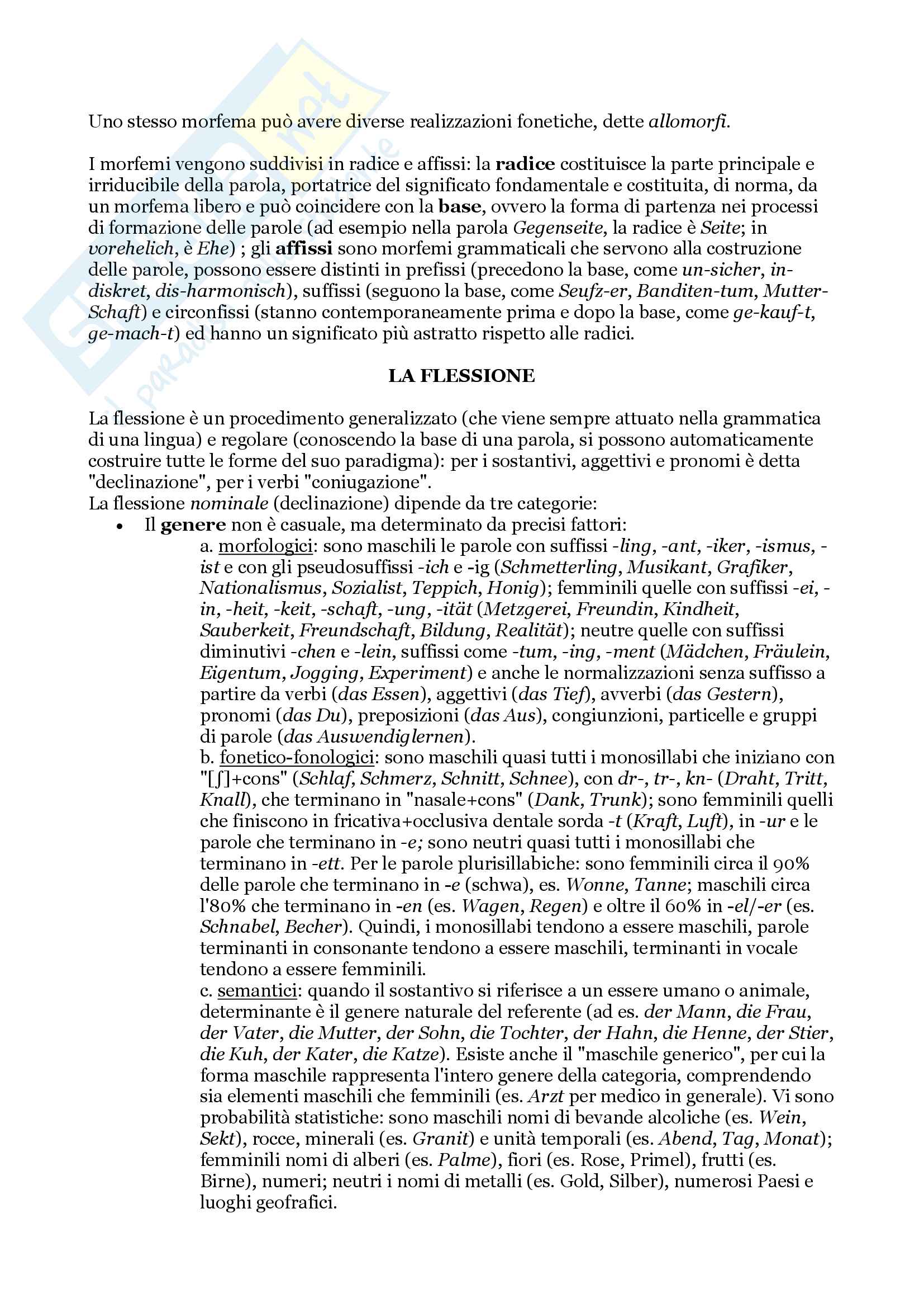 Linguistica Tedesca Di Meola Studocu