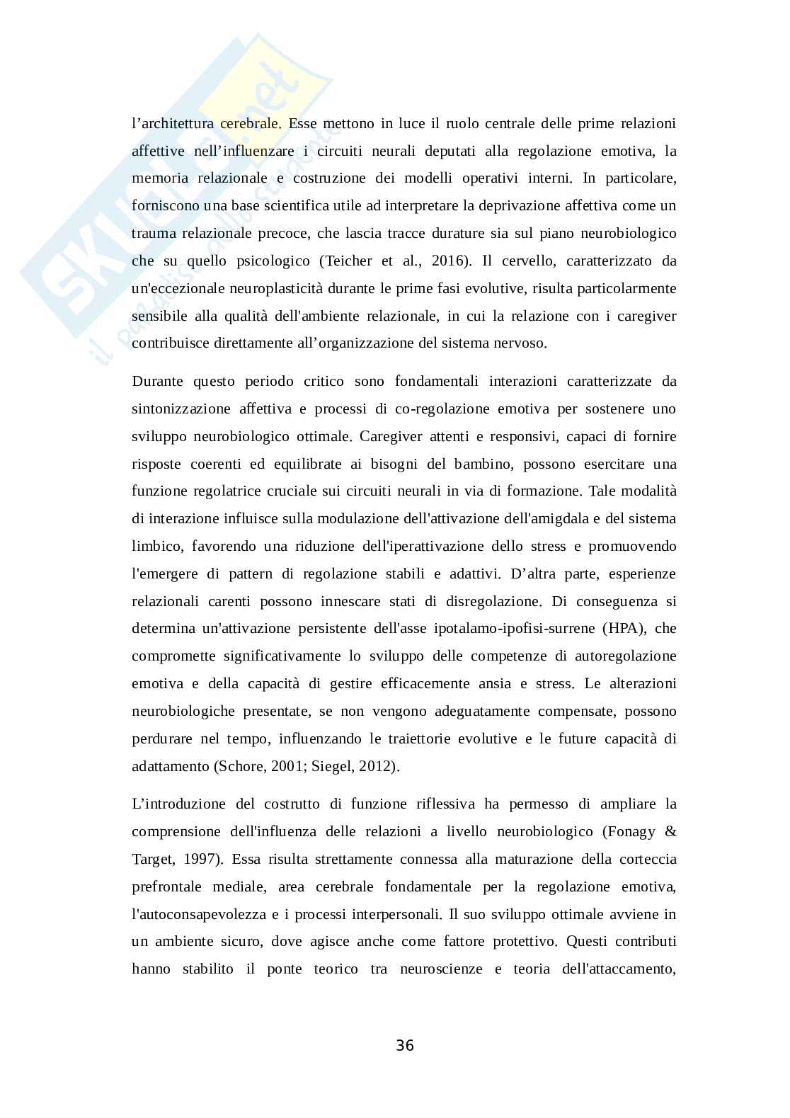 Deprivazione affettiva: dalle origini della vulnerabilità psicopatologica alle prospettive d’intervento Pag. 41