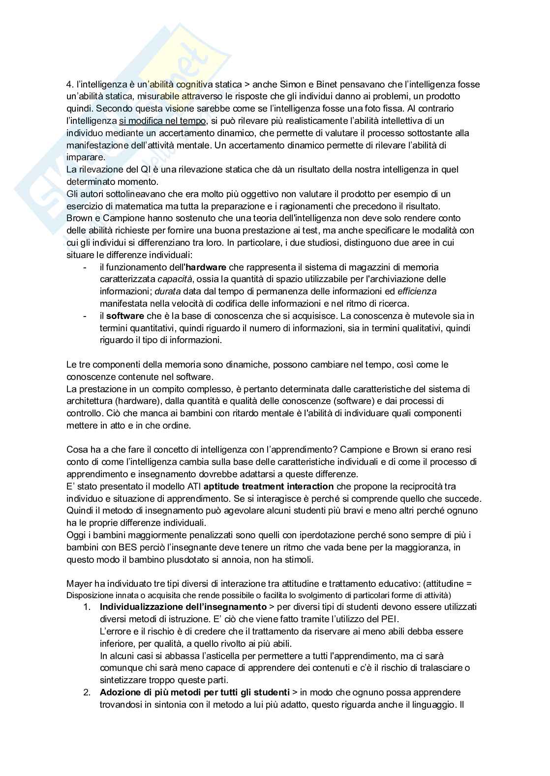 Riassunto esame Psicologia dell'educazione e tecniche di osservazione del comportamento infantile, Prof. Longobardi Claudio, libro consigliato Psicologia dell'apprendimento e dell'istruzione , Mason  Pag. 11