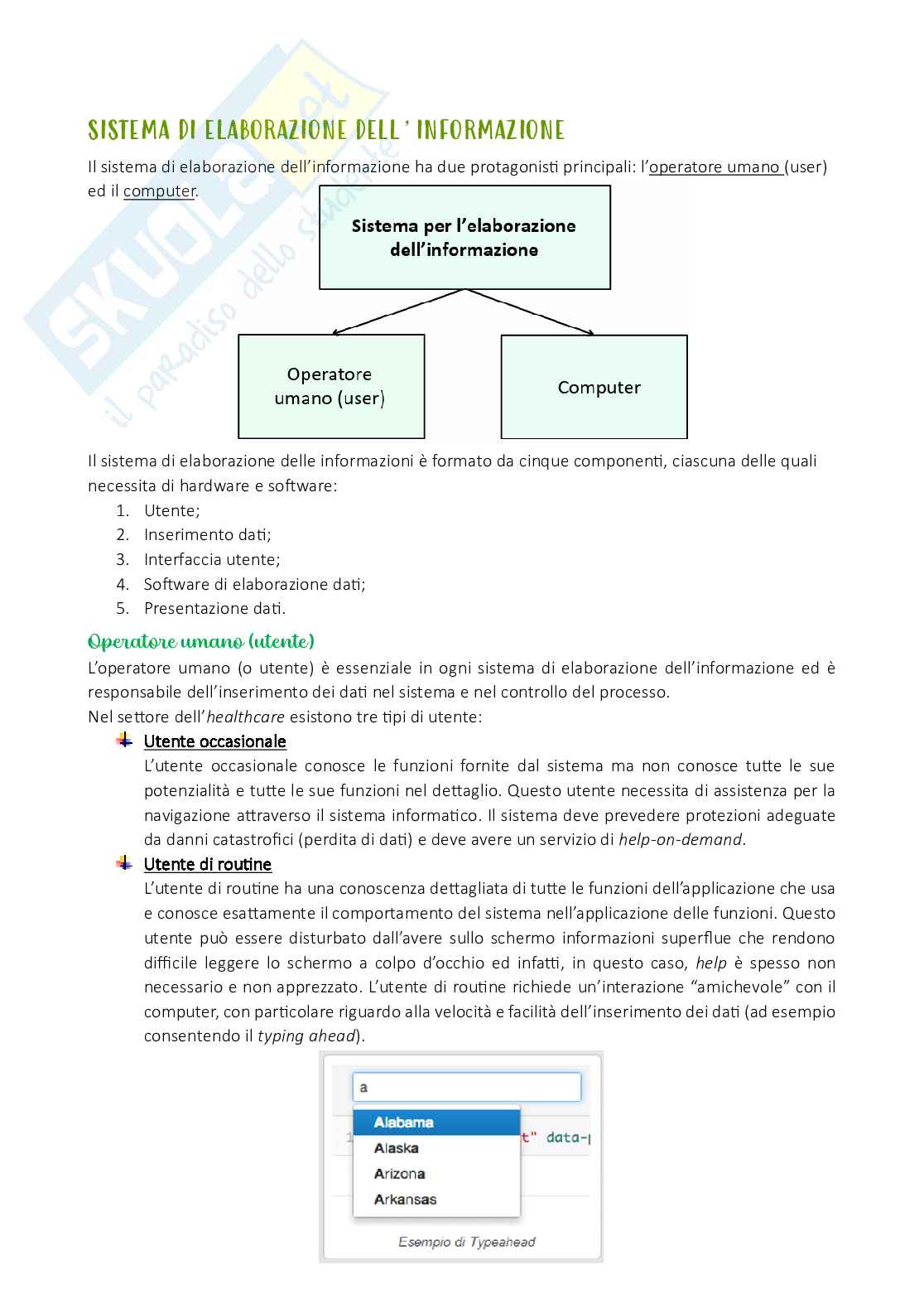 Appunti di Informatica medica Pag. 2