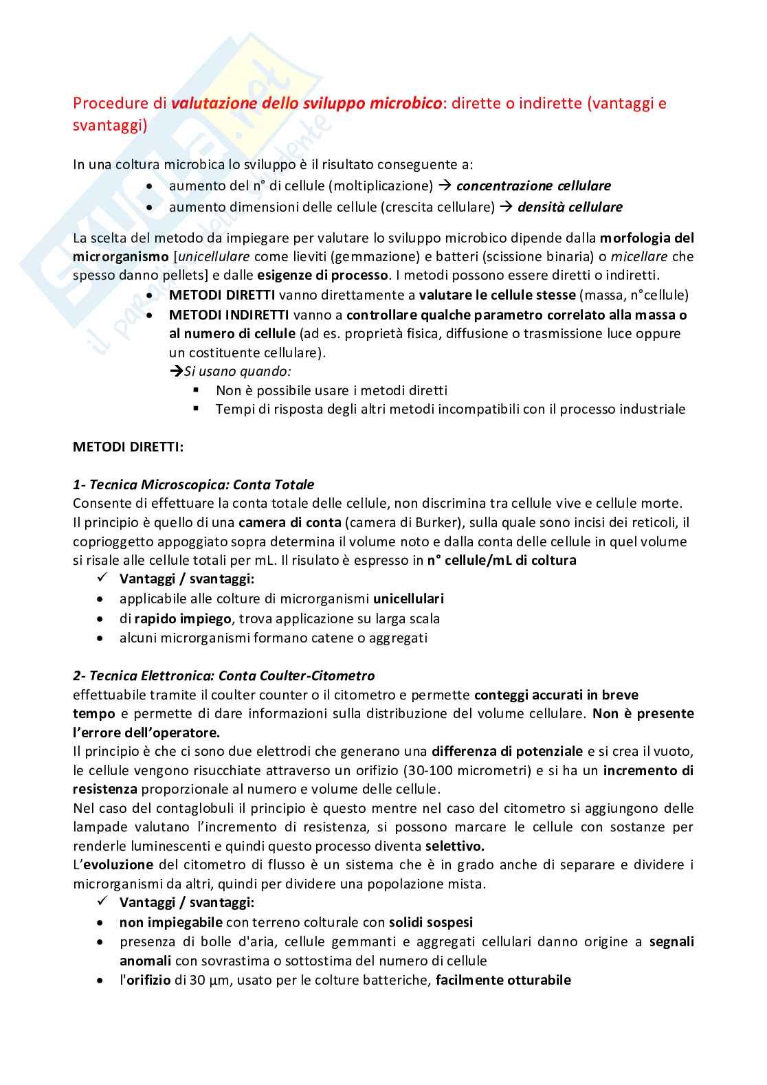 Domande e Risposte per l'esame di Fermentazioni Industriali Pag. 21