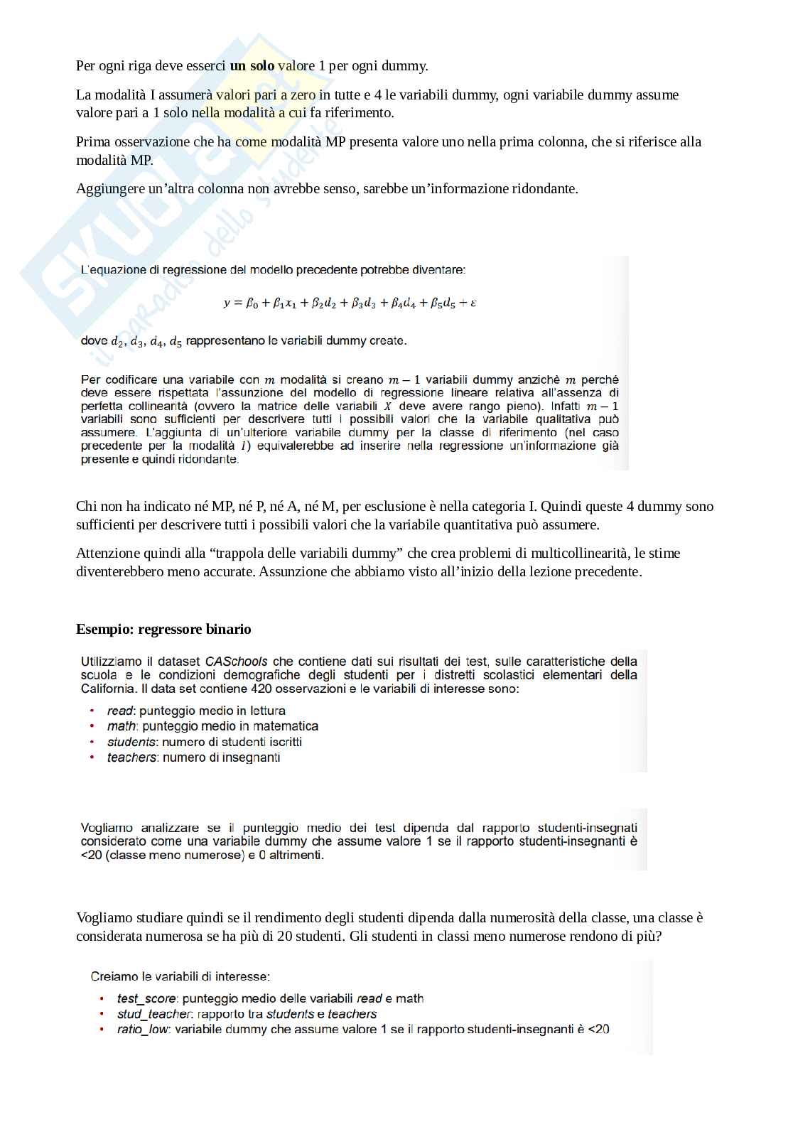 Appunti lezioni di Statistica aziendale Pag. 26