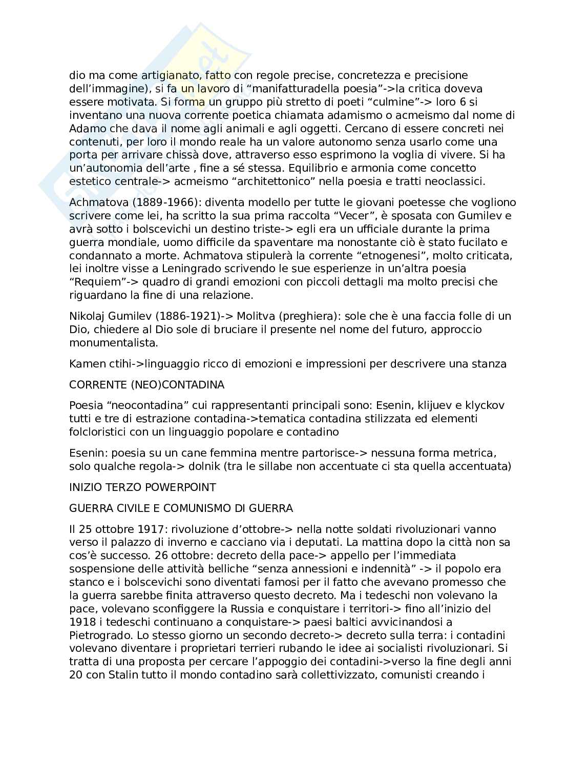 Cultura russa II Pag. 11