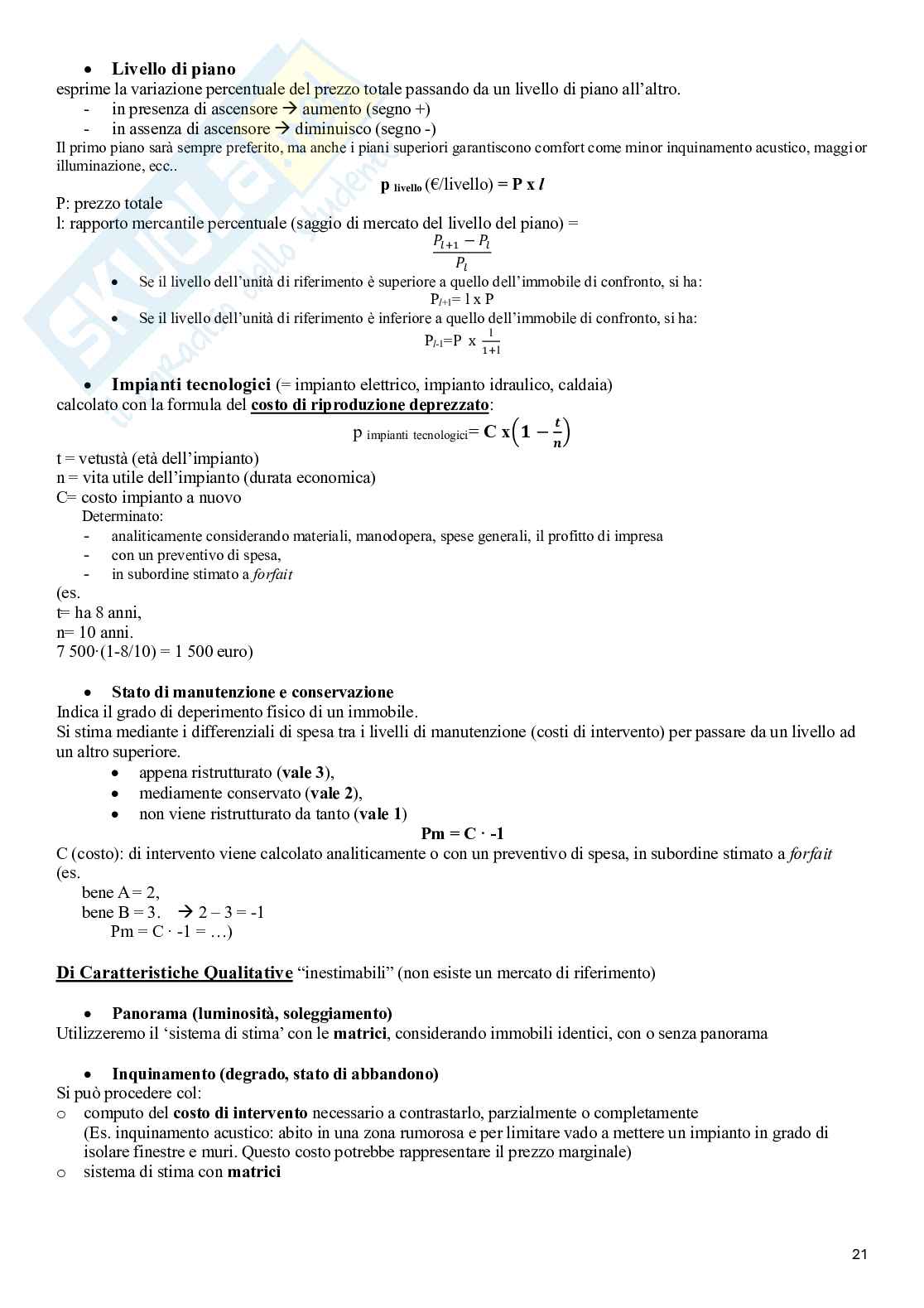 Estimo agrario Pag. 21