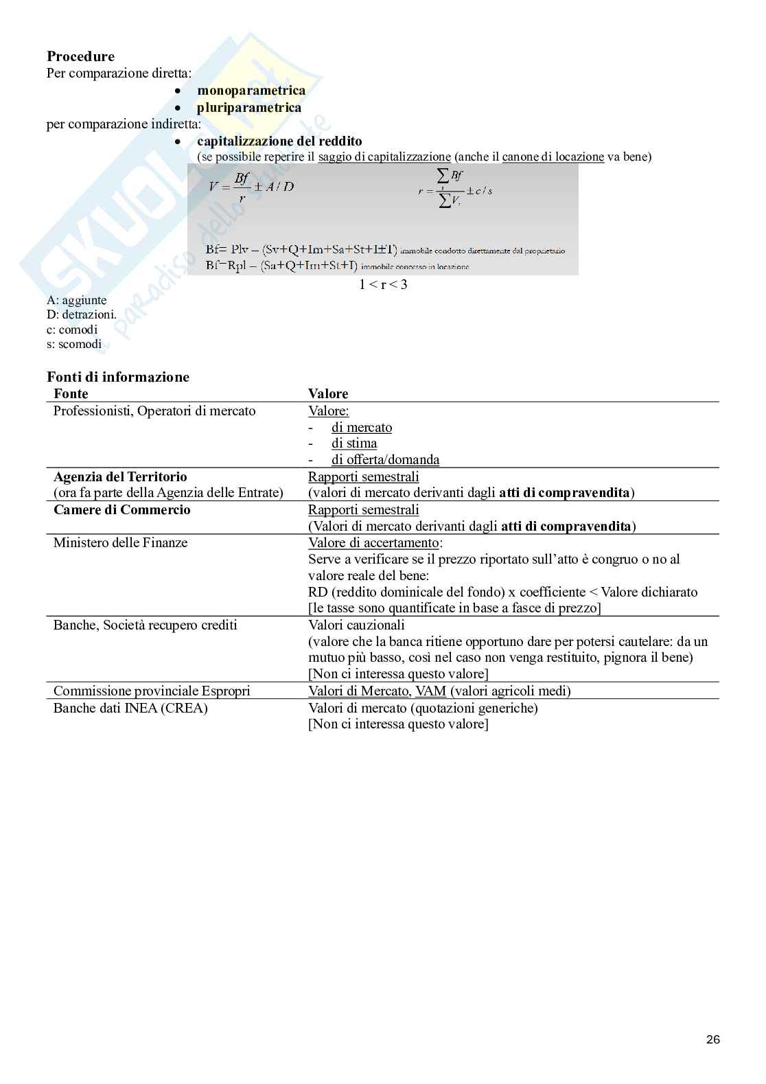 Estimo agrario Pag. 26