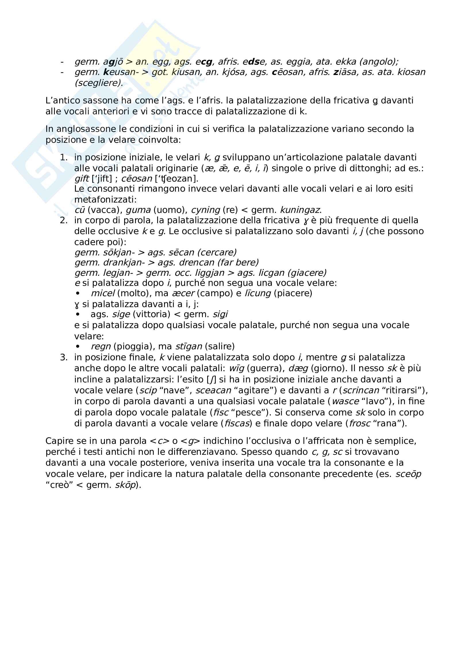 Riassunto esame Filologia Germanica, prof Cianci, libri consigliati Dispense di: Filologia Germanica, Storia e cultura e Medioevo Volgare Germanico, Battaglia Pag. 26