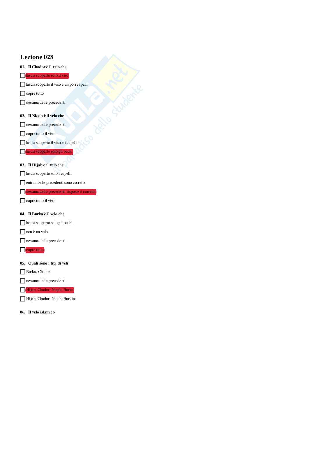 Paniere La violenza di genere: aspetti giuridici, psicologici e sociologici - Risposte multiple - aggiornato (2026) Pag. 36