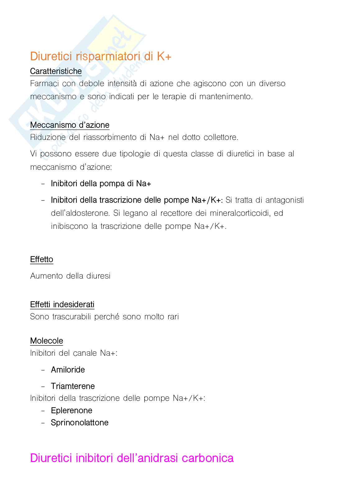 Appunti di Farmacoterapia Pag. 21