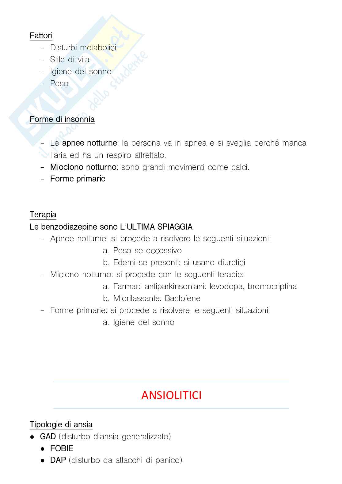 Appunti di Farmacoterapia Pag. 76