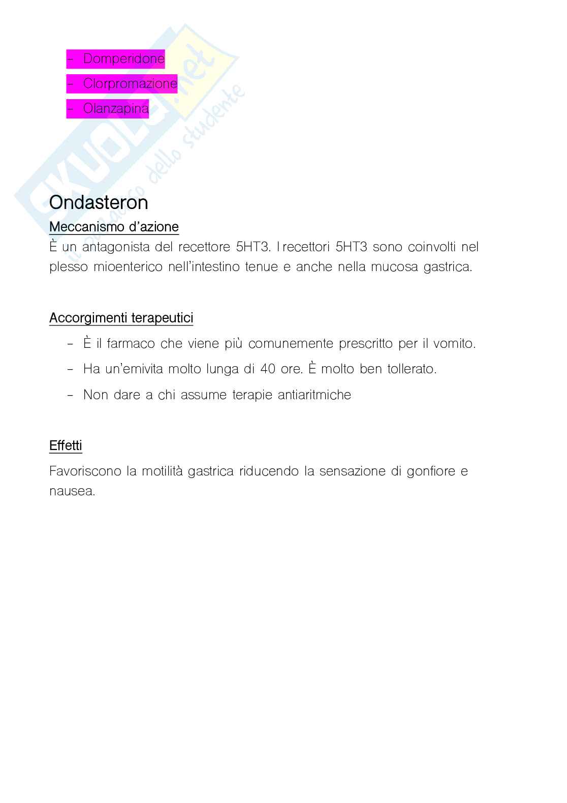 Appunti di Farmacoterapia Pag. 91