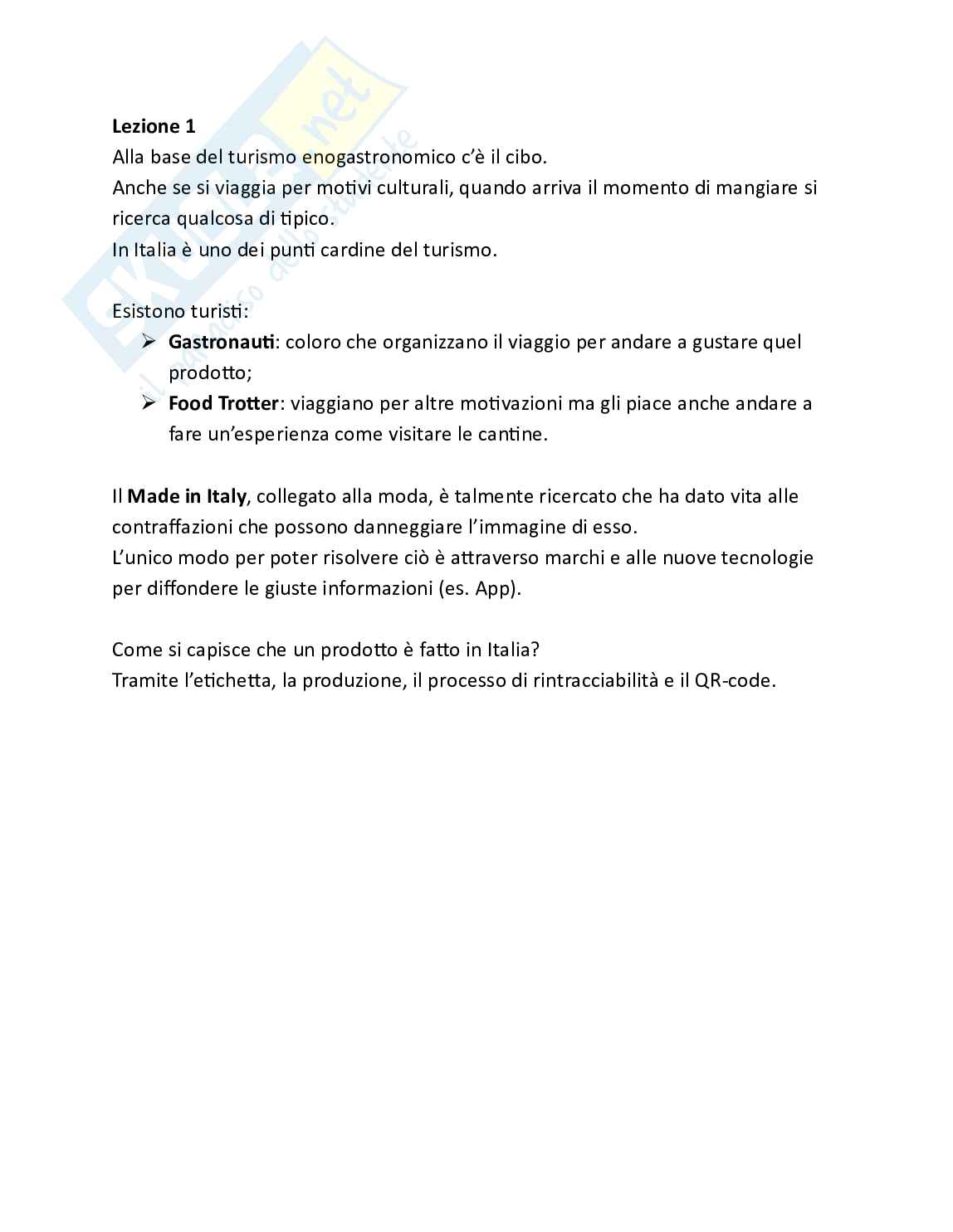 Risorse e ambiente - Parte 1 - Turismo, sostenibilità e valorizzazione del territorio Pag. 1