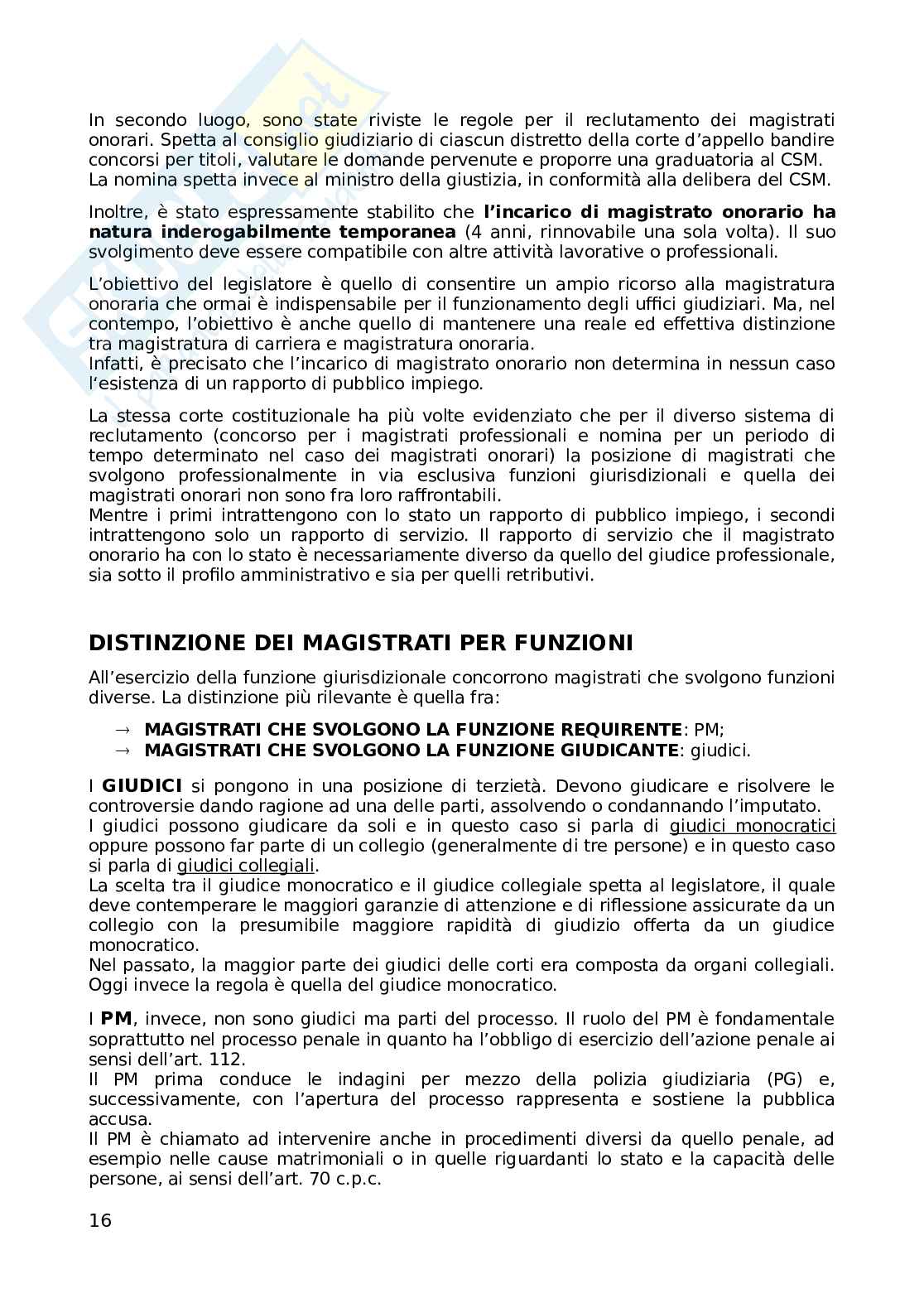 Ordinamento giudiziario e forense Pag. 16