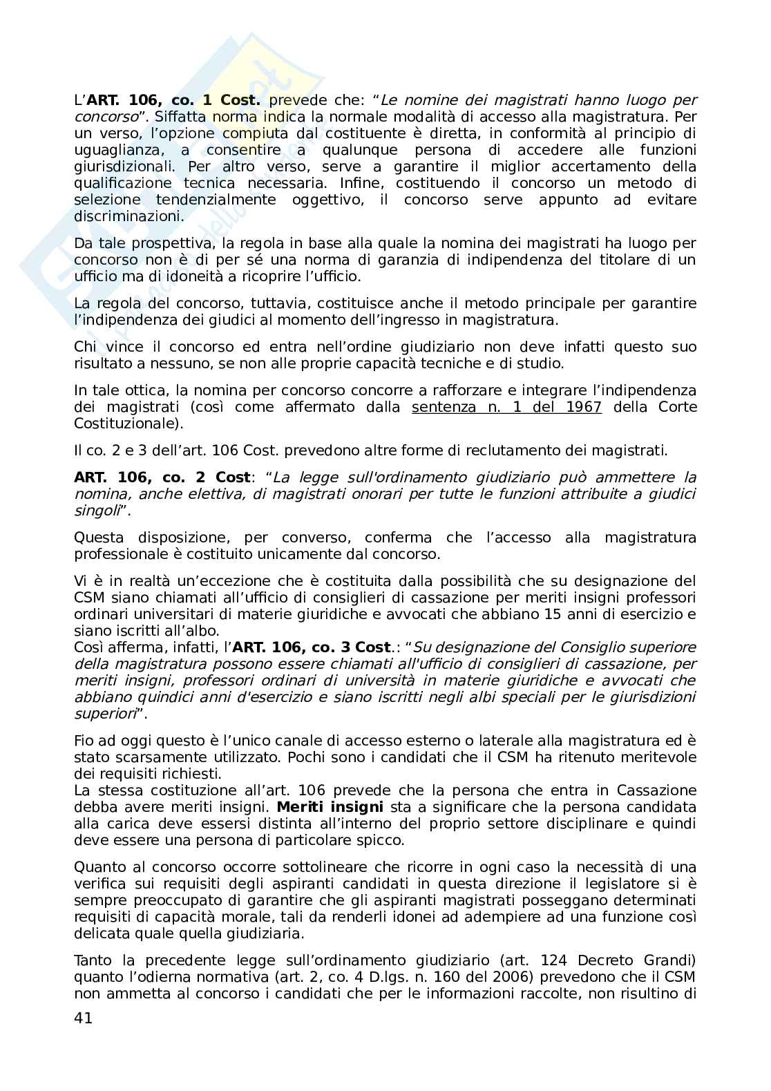 Ordinamento giudiziario e forense Pag. 41