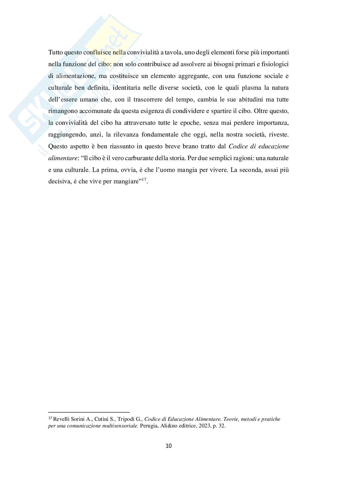 Elaborato completo – Storia della gastronomia Pag. 11