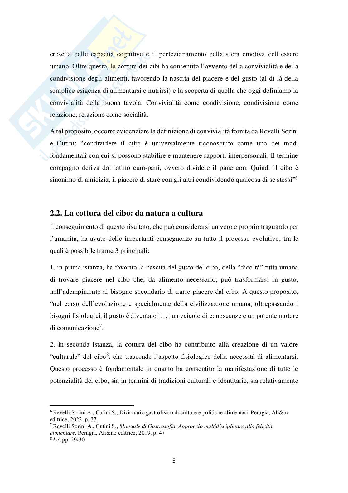 Elaborato completo – Storia della gastronomia Pag. 6