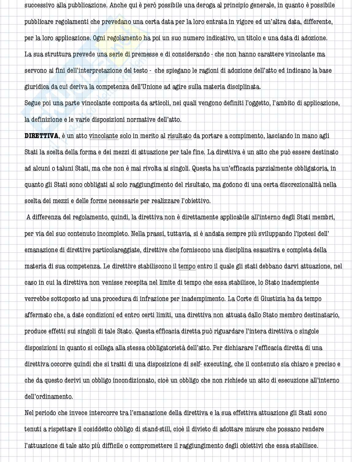 Diritto dell'Unione Europea Pag. 11