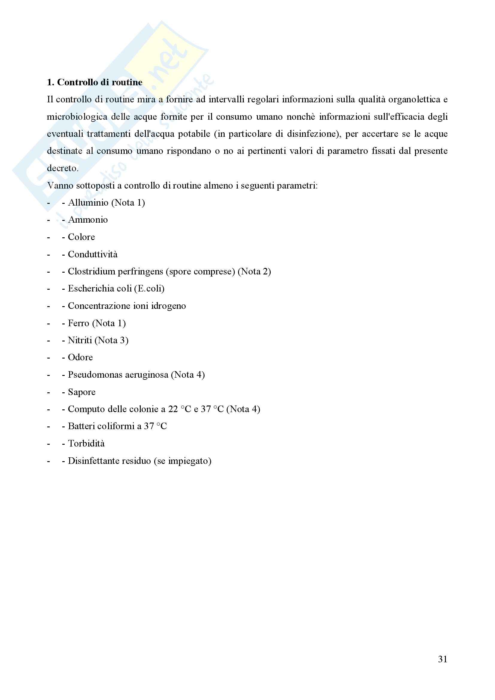 Costruzioni idrauliche - Sintesi sulla normativa sulla Legge Galli Pag. 31