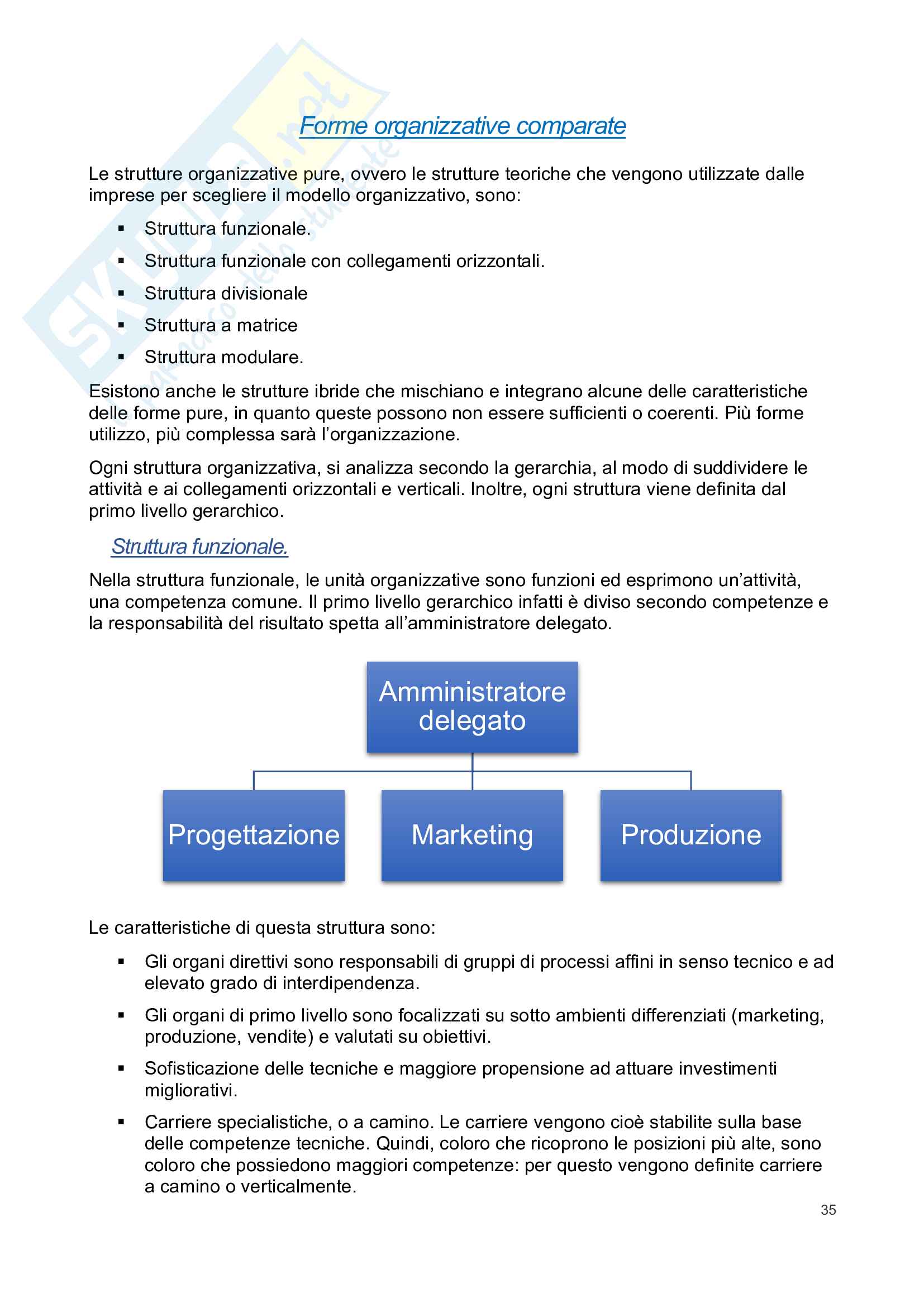 Appunti di organizzazione aziendale Pag. 36