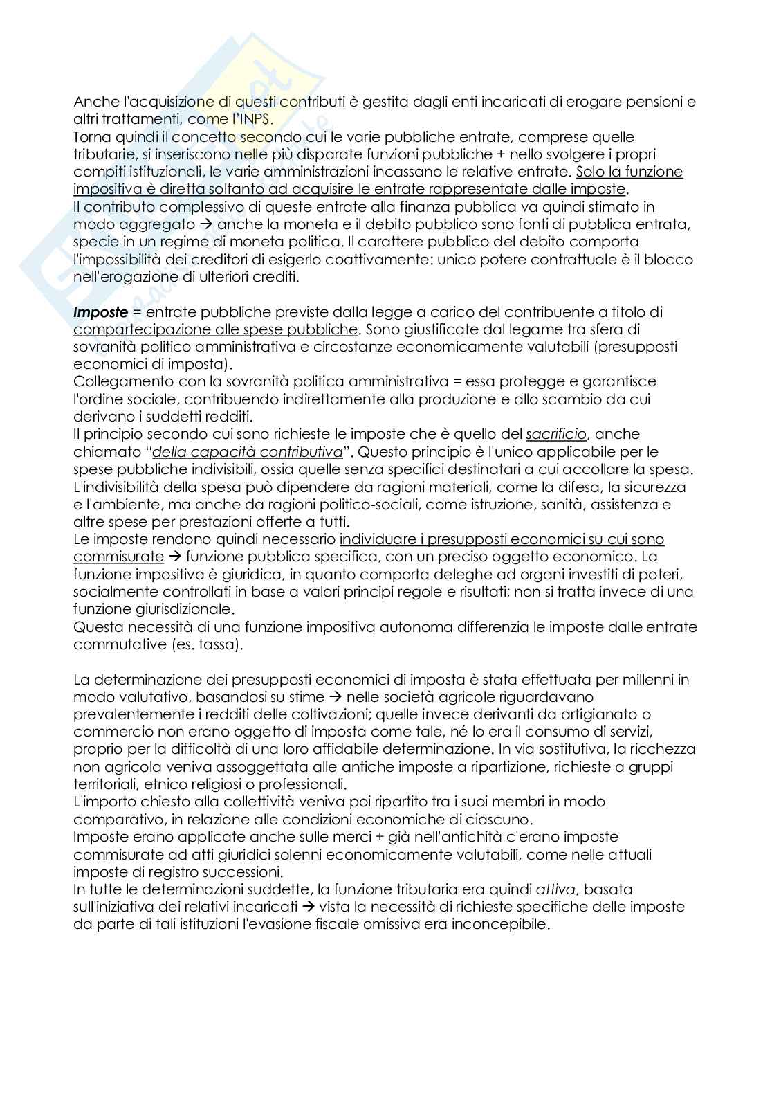 Riassunto esame Diritto tributario, Prof. Covino Emiliano, libro consigliato La funzione amministrativa d'imposizione tributaria, Raffaello Lupi Pag. 2