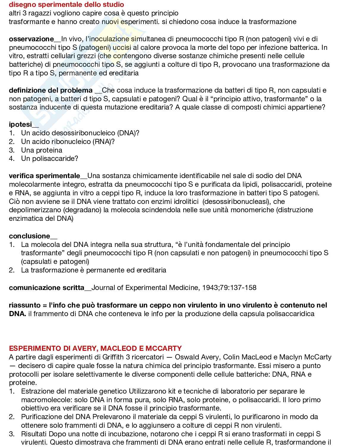 Fondamenti neurobiologici e genetici Pag. 6