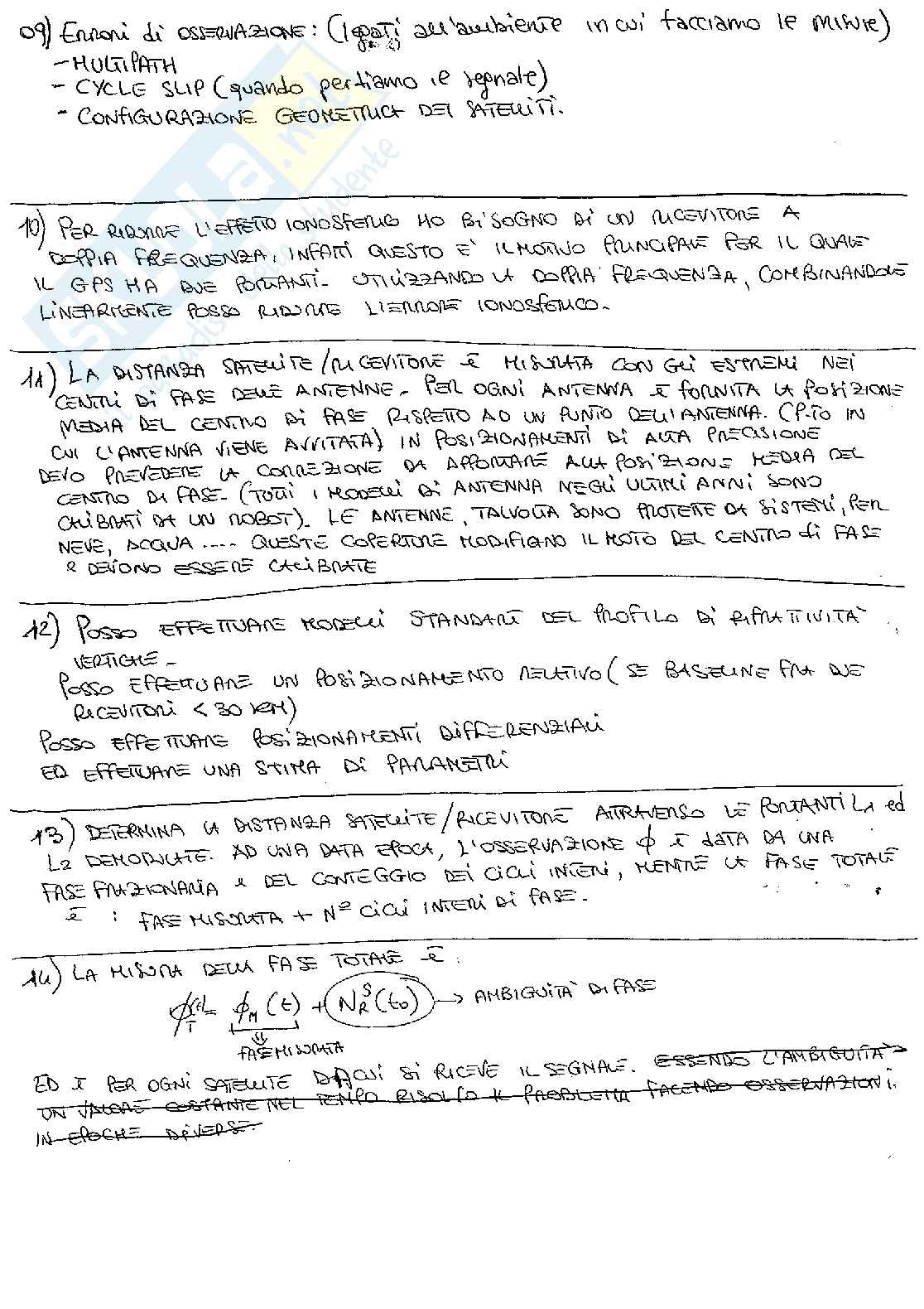 Risposte multiple e aperte paniere di topografia Pag. 26