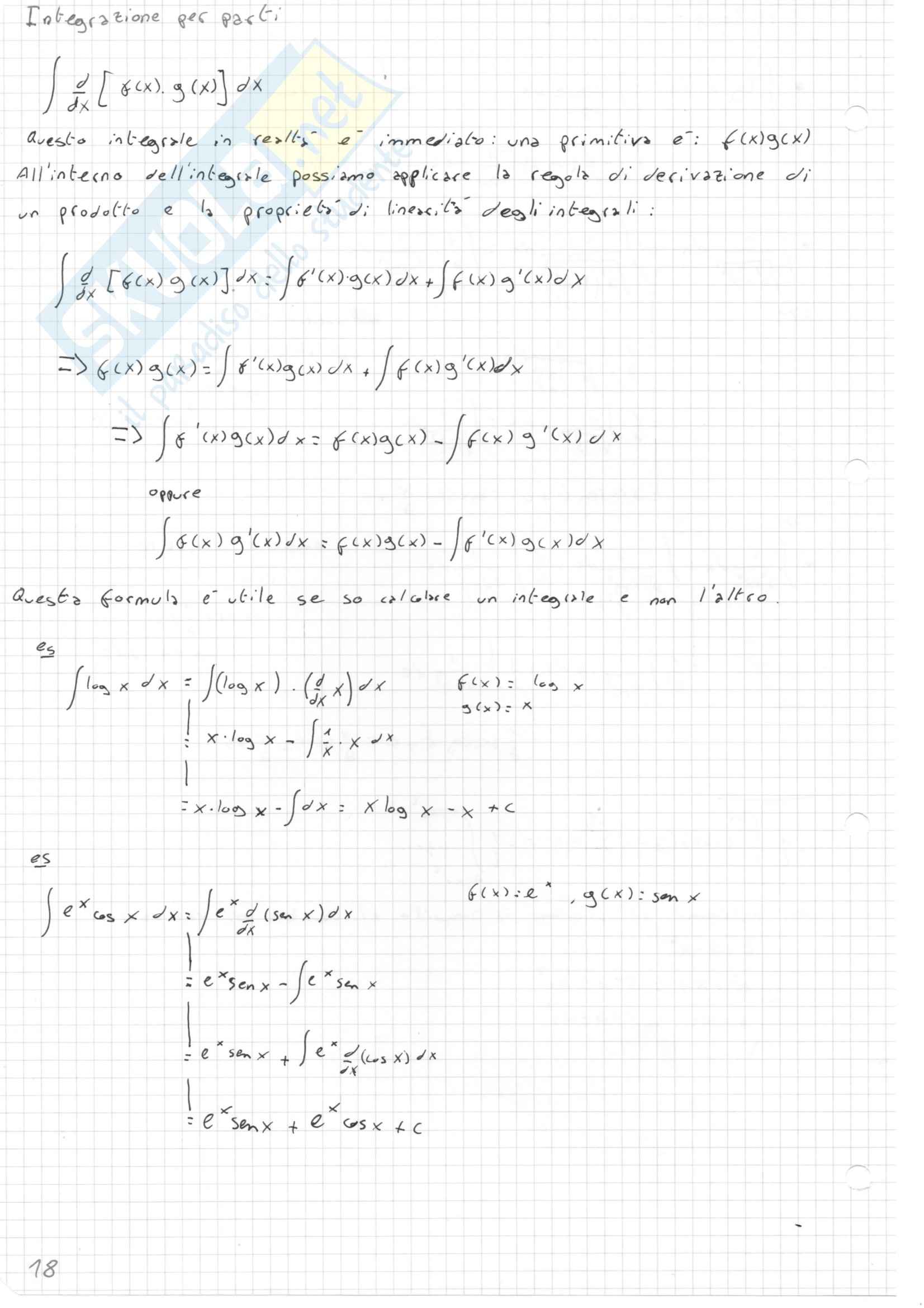 Analisi matematica, secondo modulo - Appunti Pag. 21